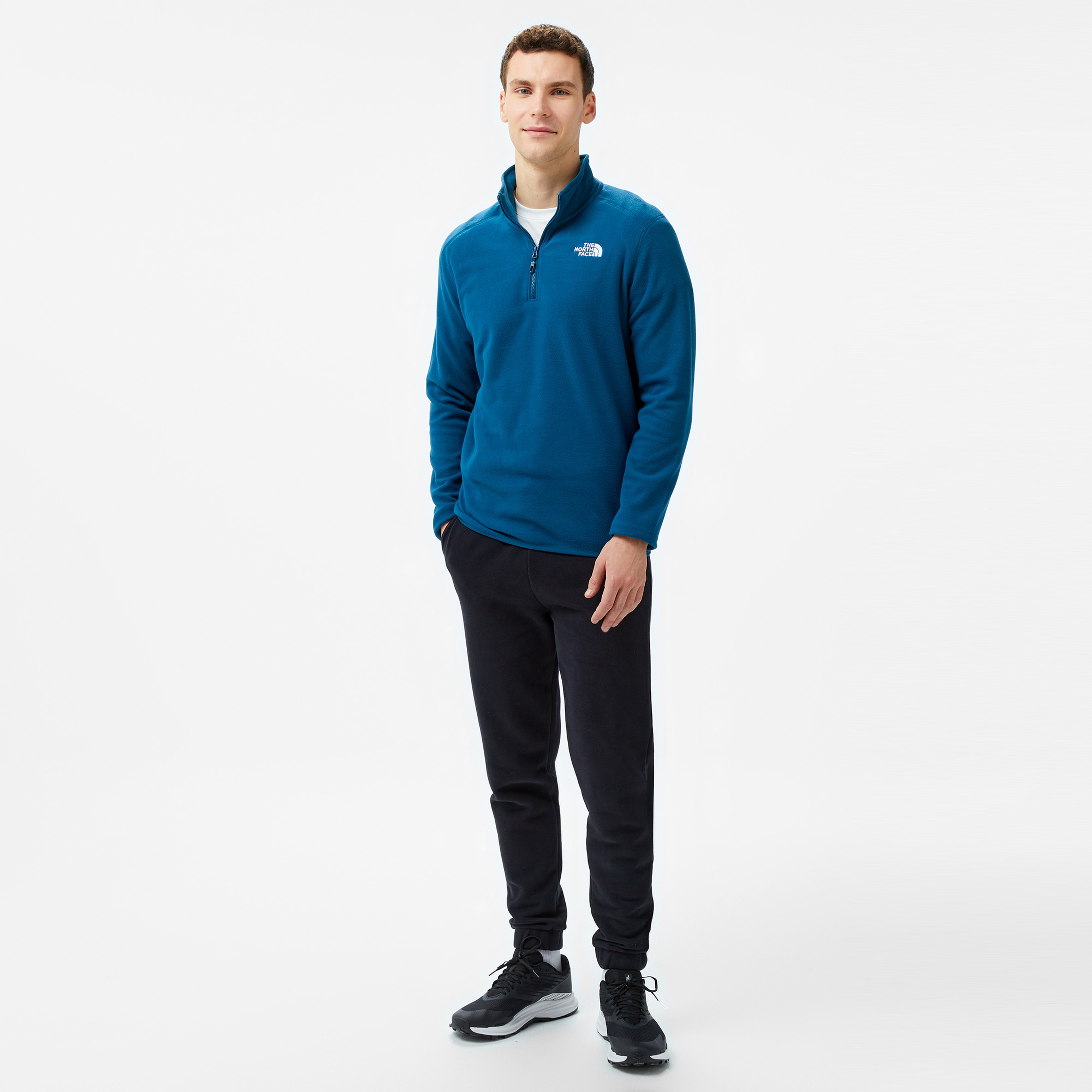 The North Face 100 Glacier 1/4 Zip Erkek Lacivert Ceket