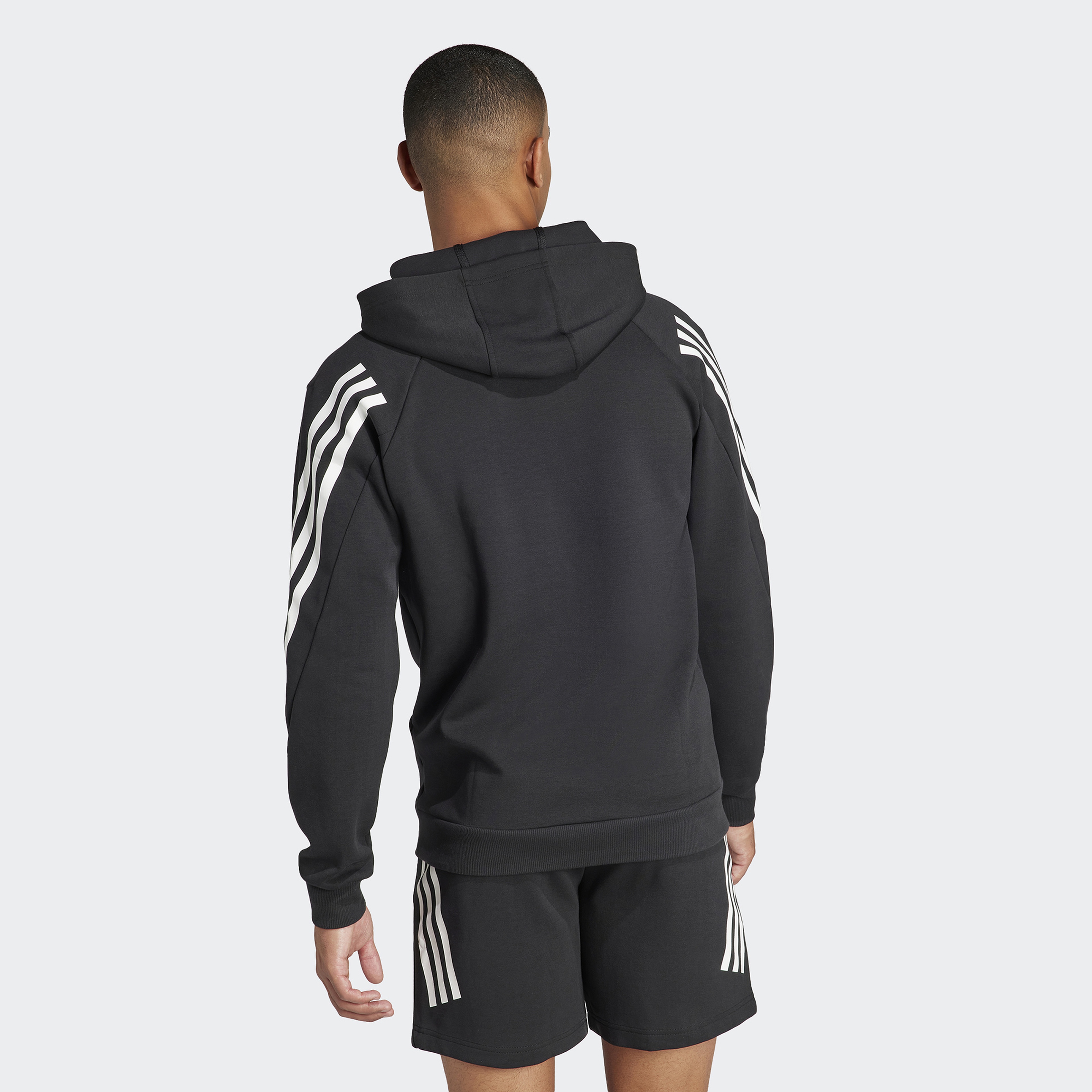 adidas Future Icons 3-Stripes Erkek Siyah Günlük Sweatshirt