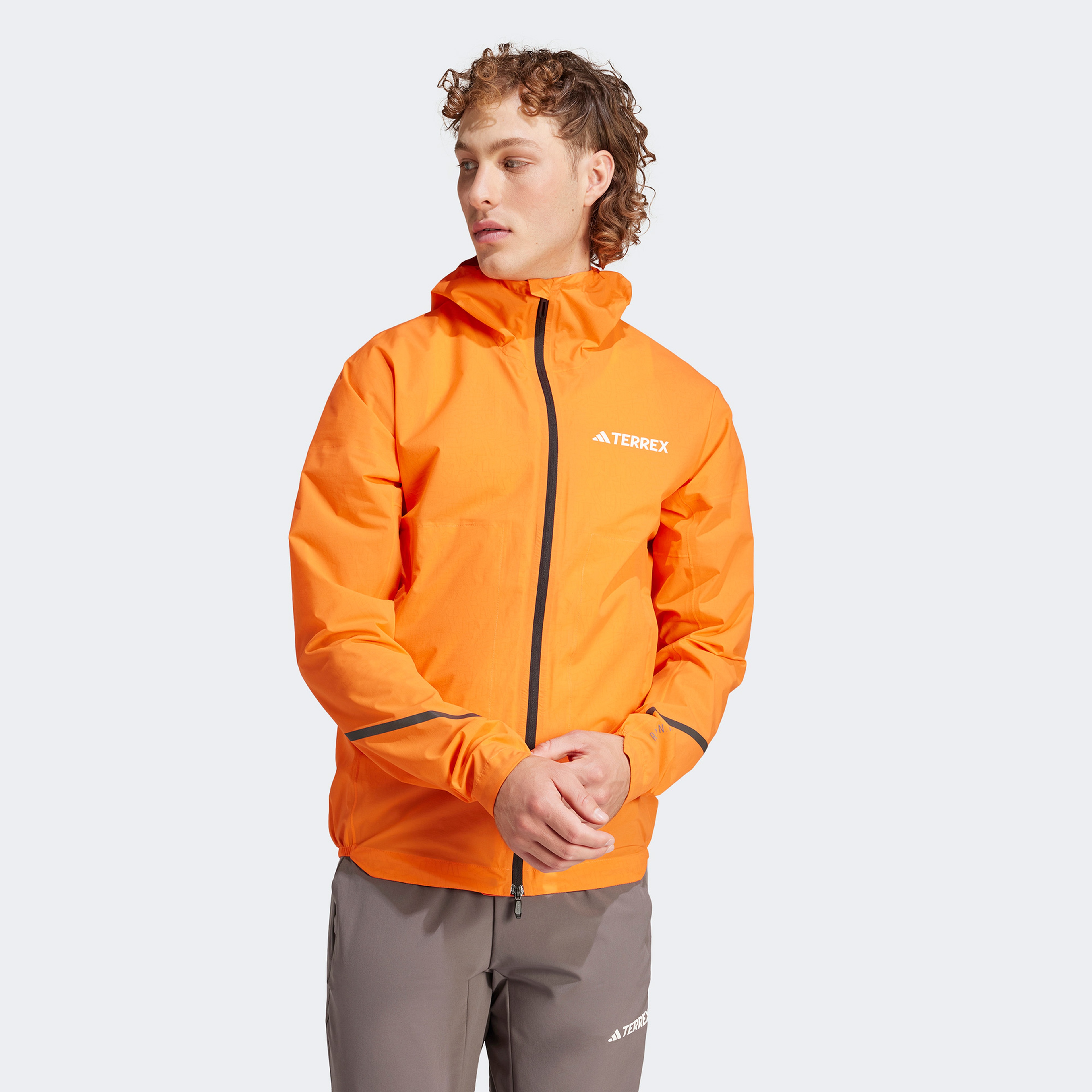 adidas Terrex Xperior Light Rain Erkek Turuncu Outdoor Ceket