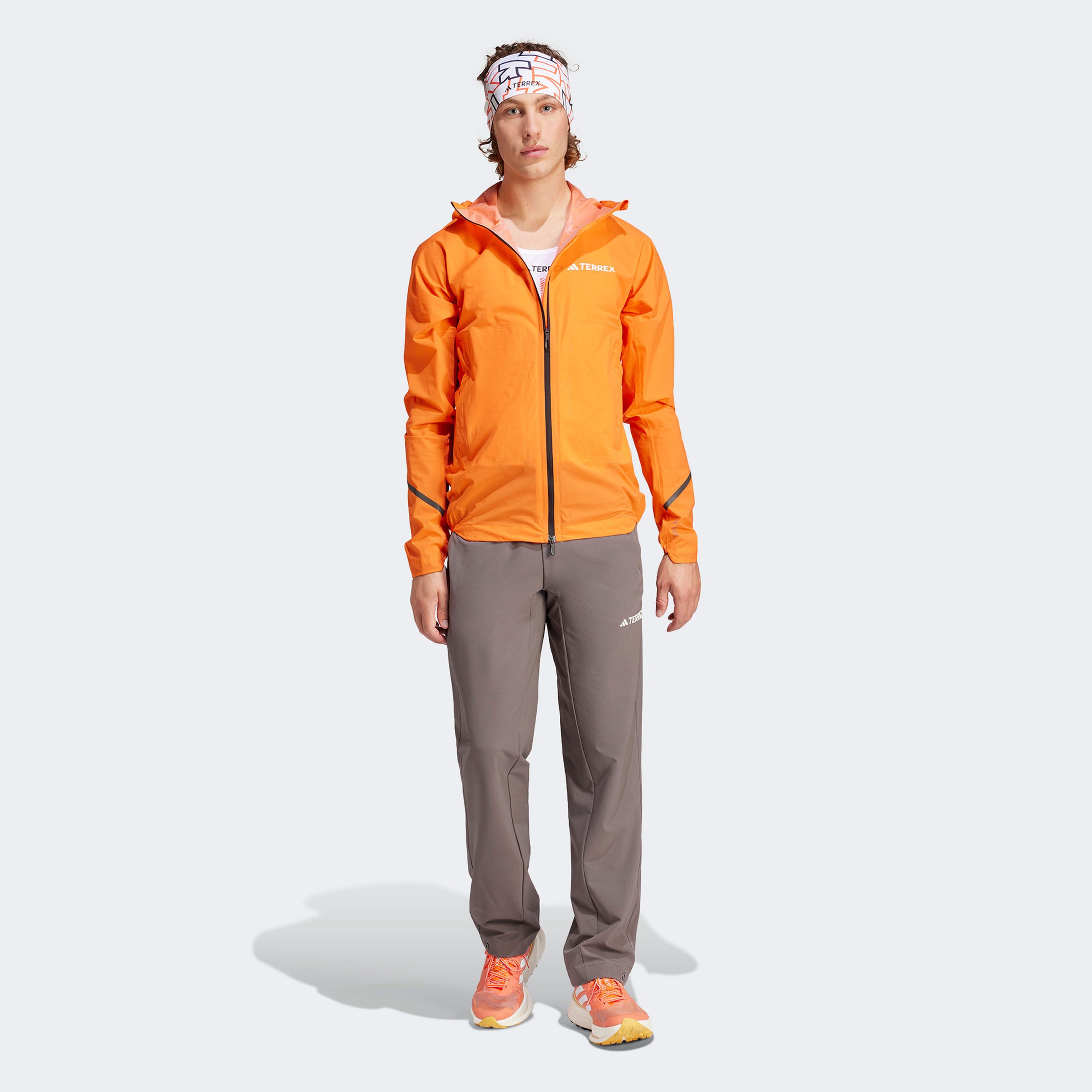 adidas Terrex Xperior Light Rain Erkek Turuncu Outdoor Ceket