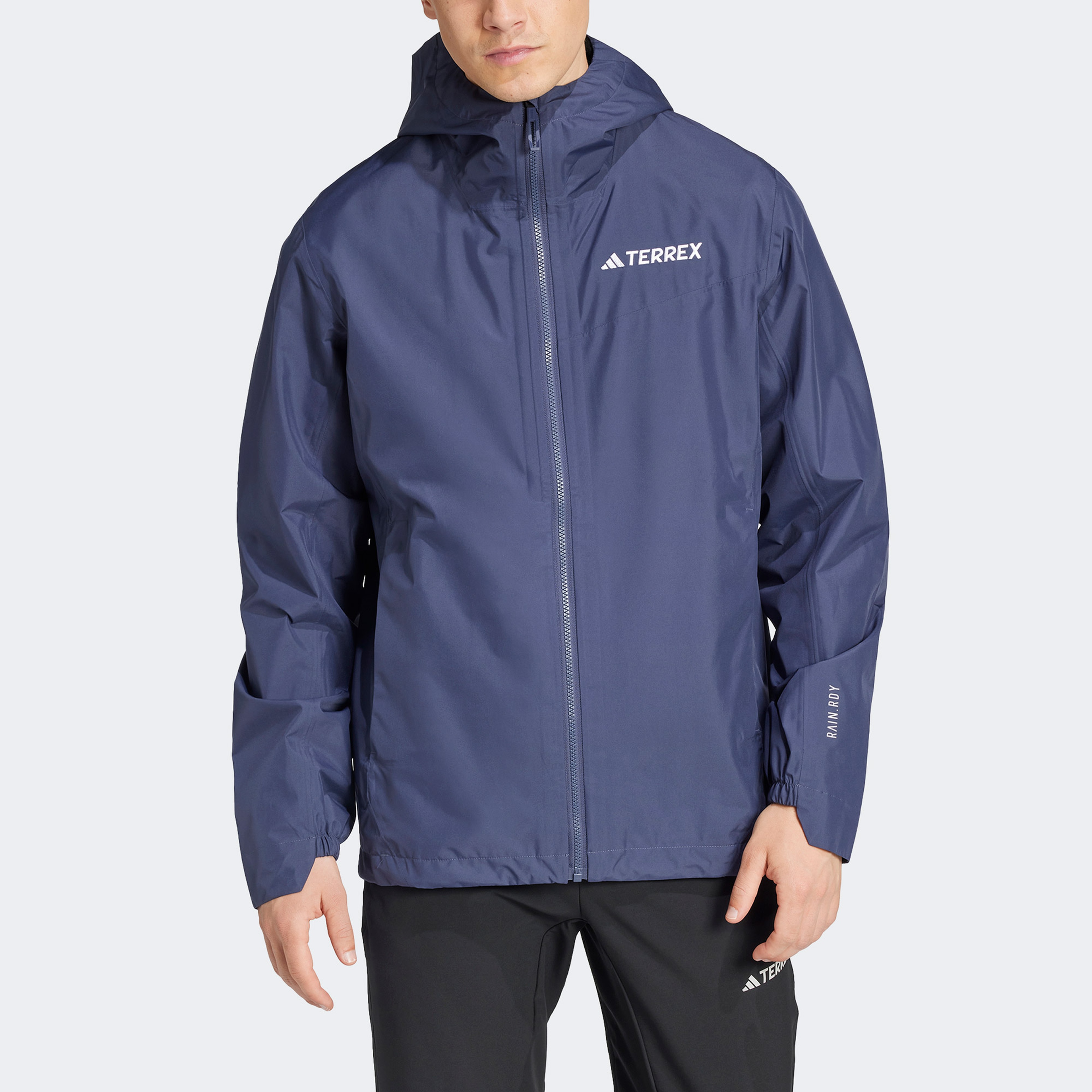 adidas Terrex Multi 2.5L Rain Rdy Erkek Mavi Yağmurluk