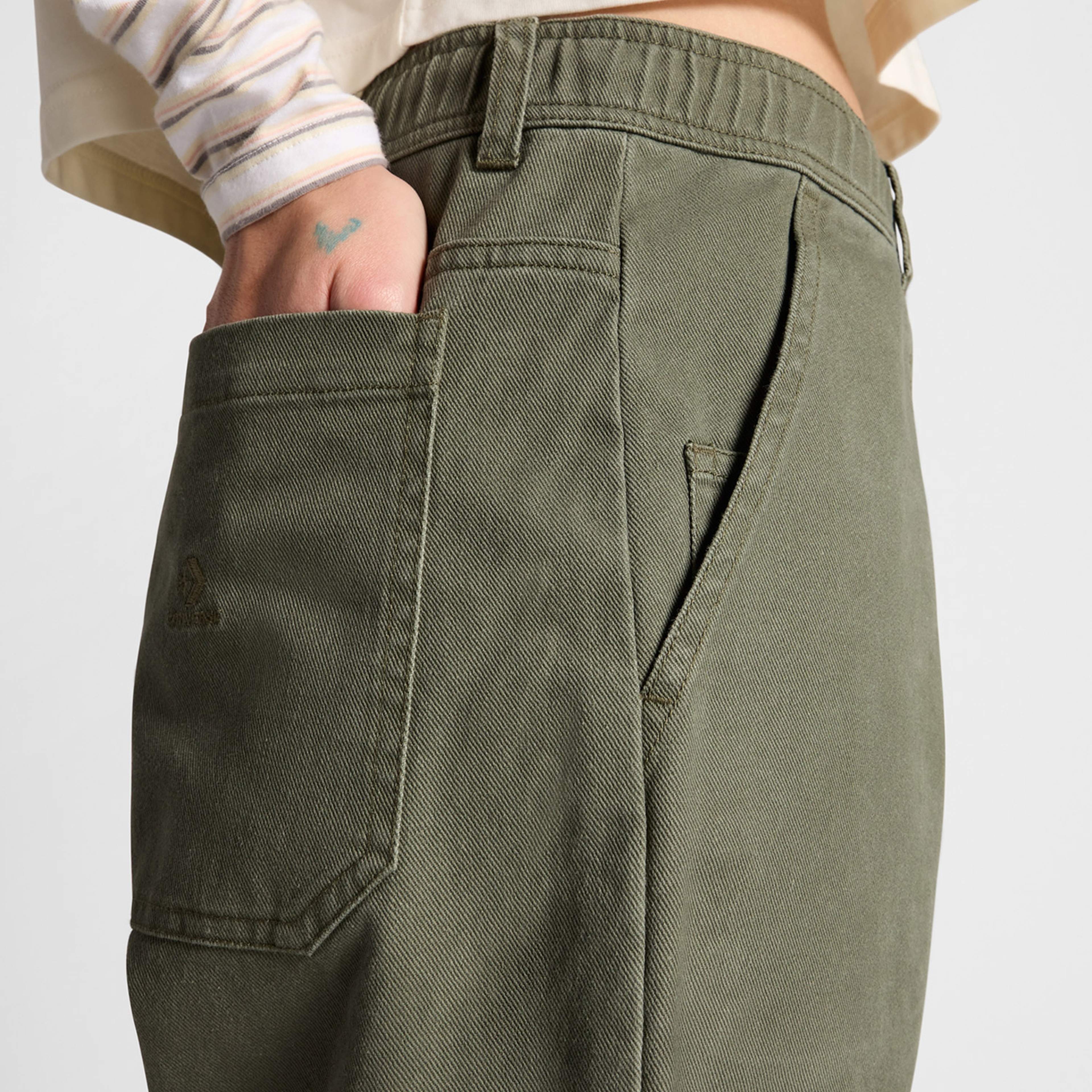 Converse Go-To Harbor Unisex Haki Pantolon