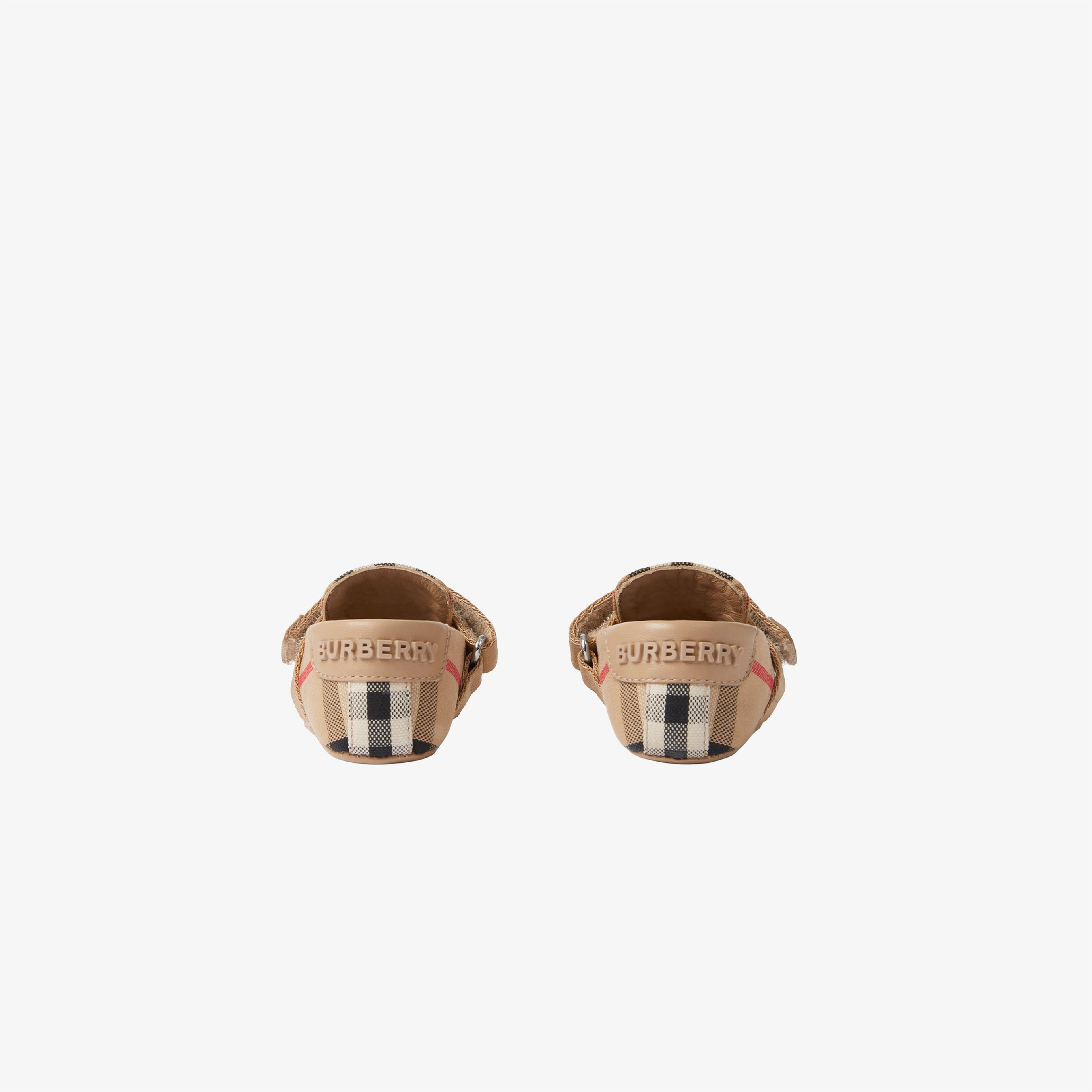 Burberry Josie Cotton Blend Booties Çocuk Bej Sneakers