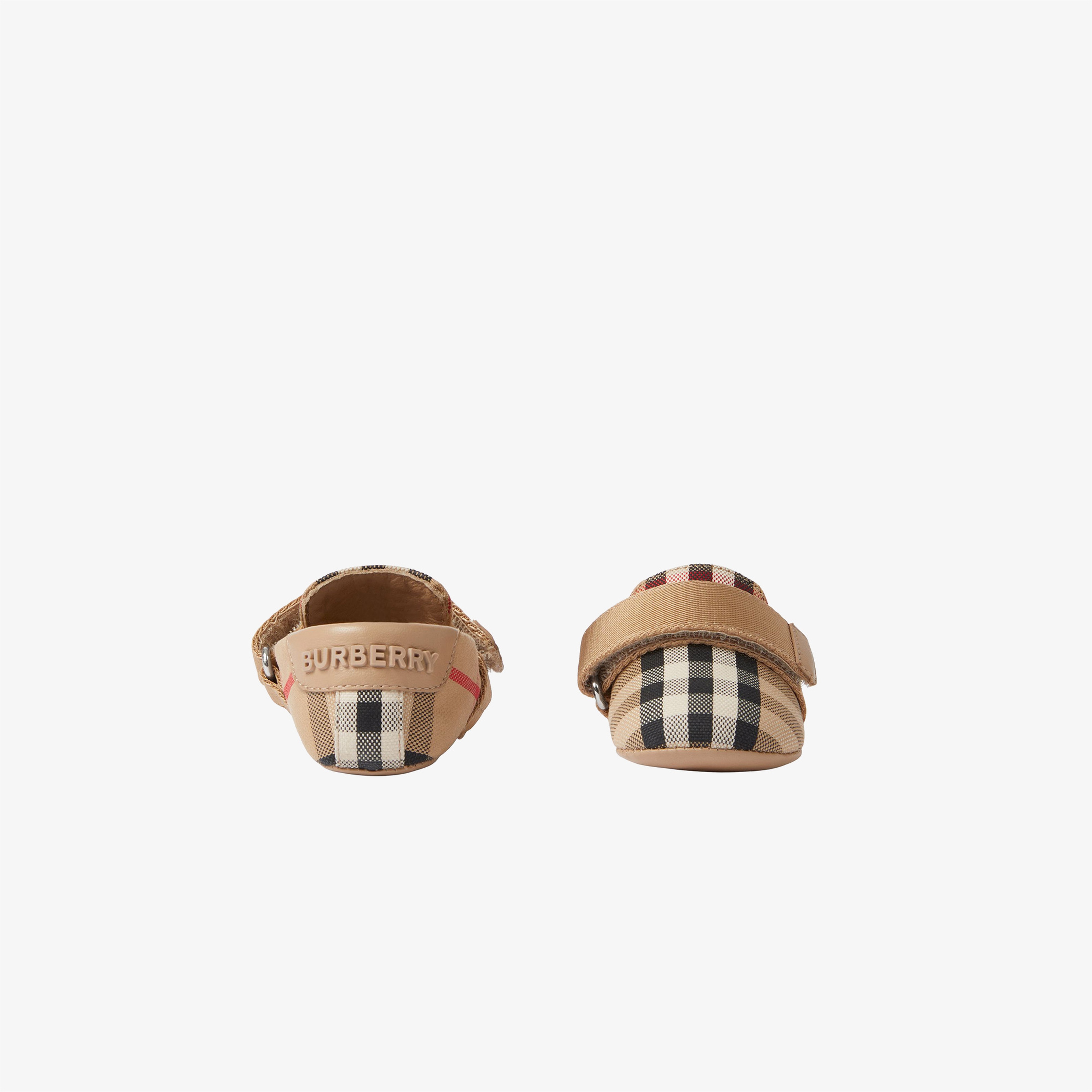 Burberry Josie Cotton Blend Booties Çocuk Bej Sneakers