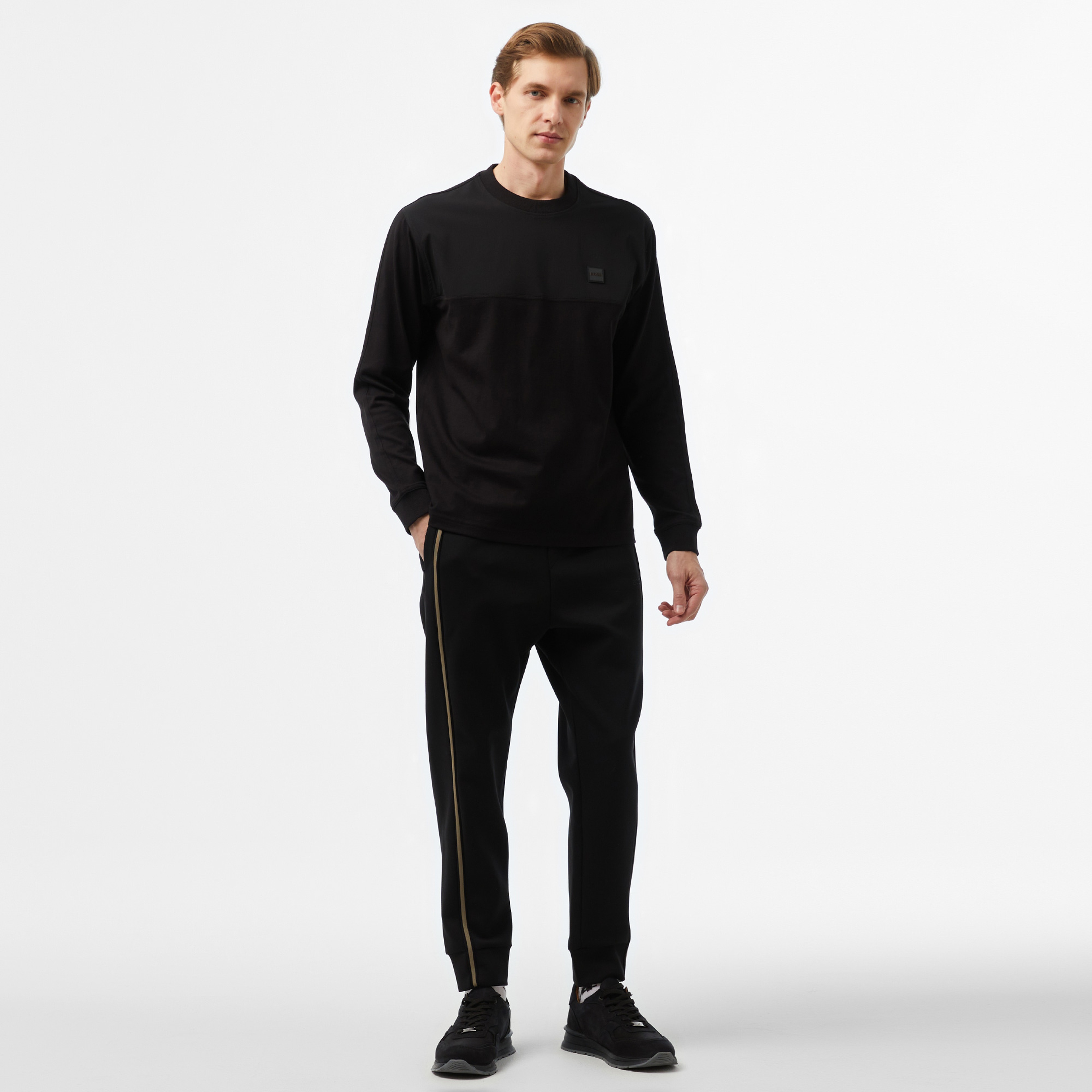 Boss Erkek Siyah Eşofman Altı