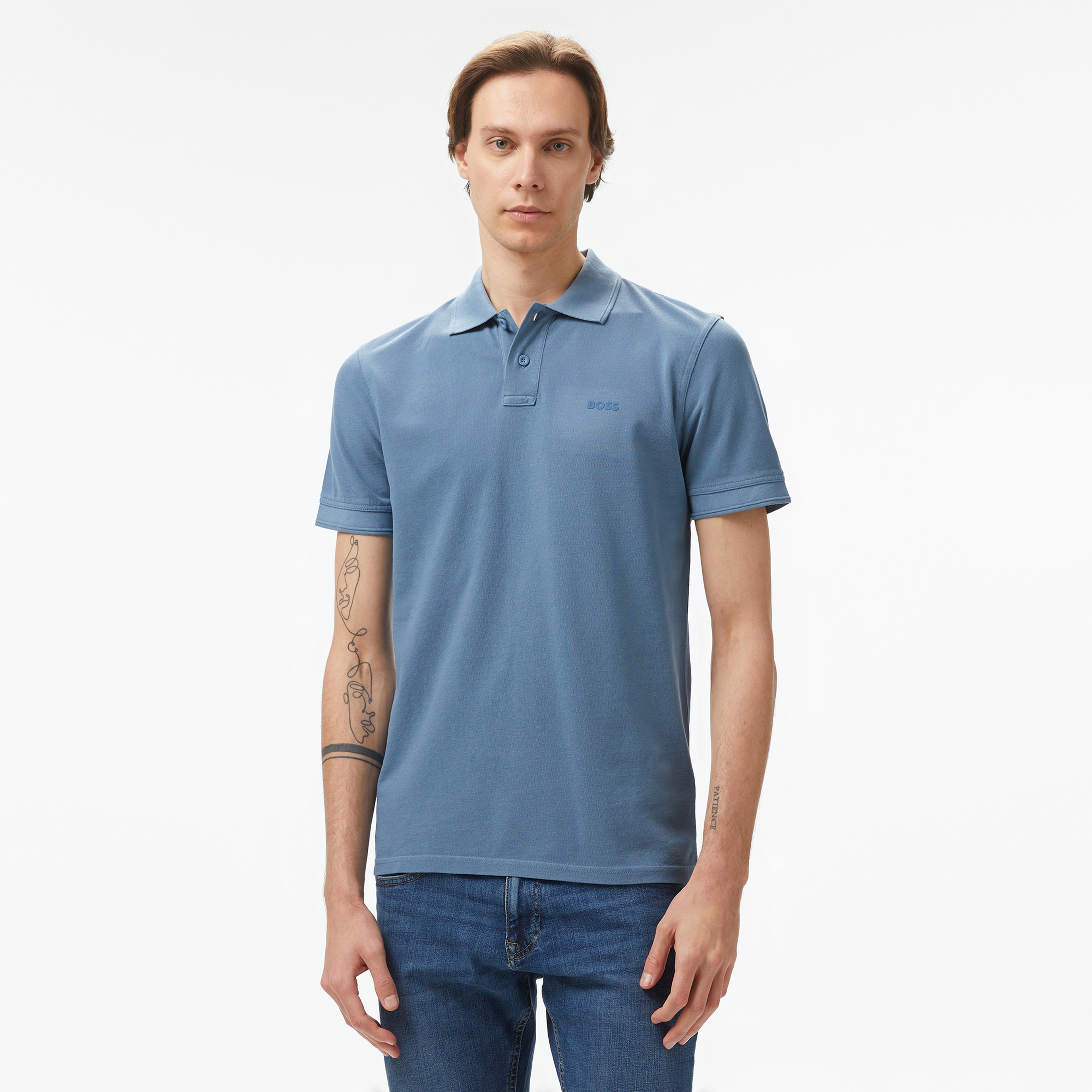 Boss Erkek Mavi Polo