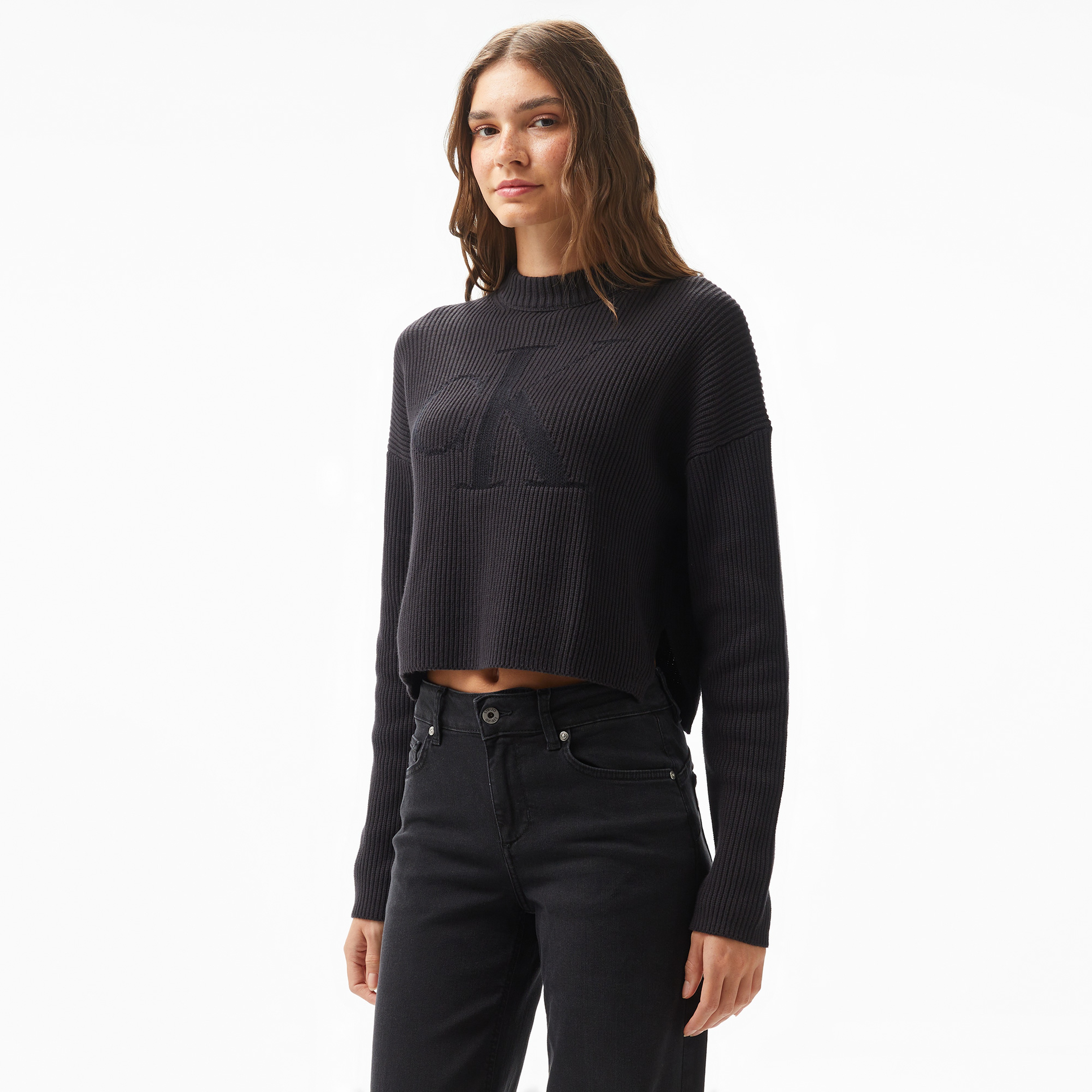 Calvin Klein Jeans Kadın Siyah Triko