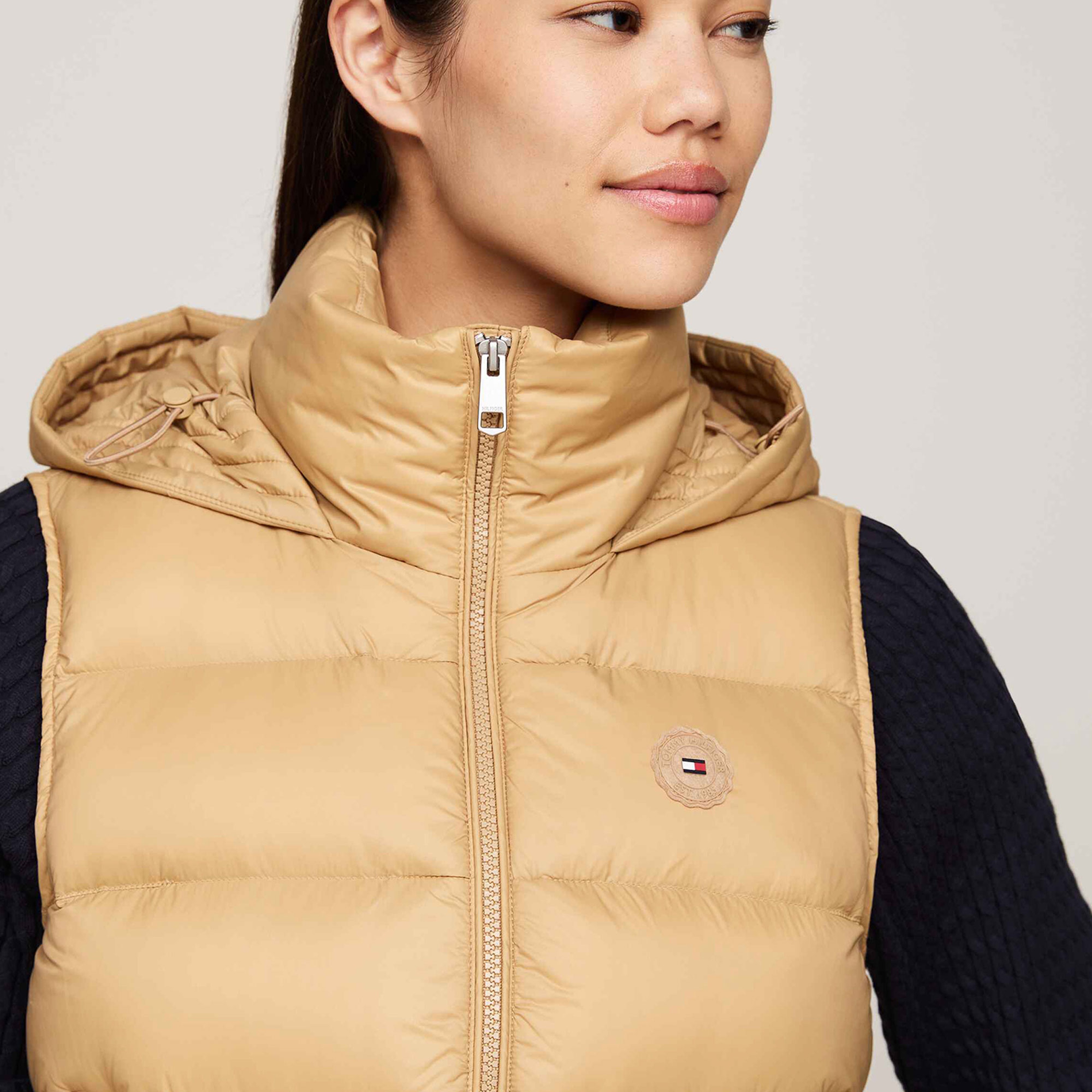 Tommy Hilfiger Kadın Haki Yelek