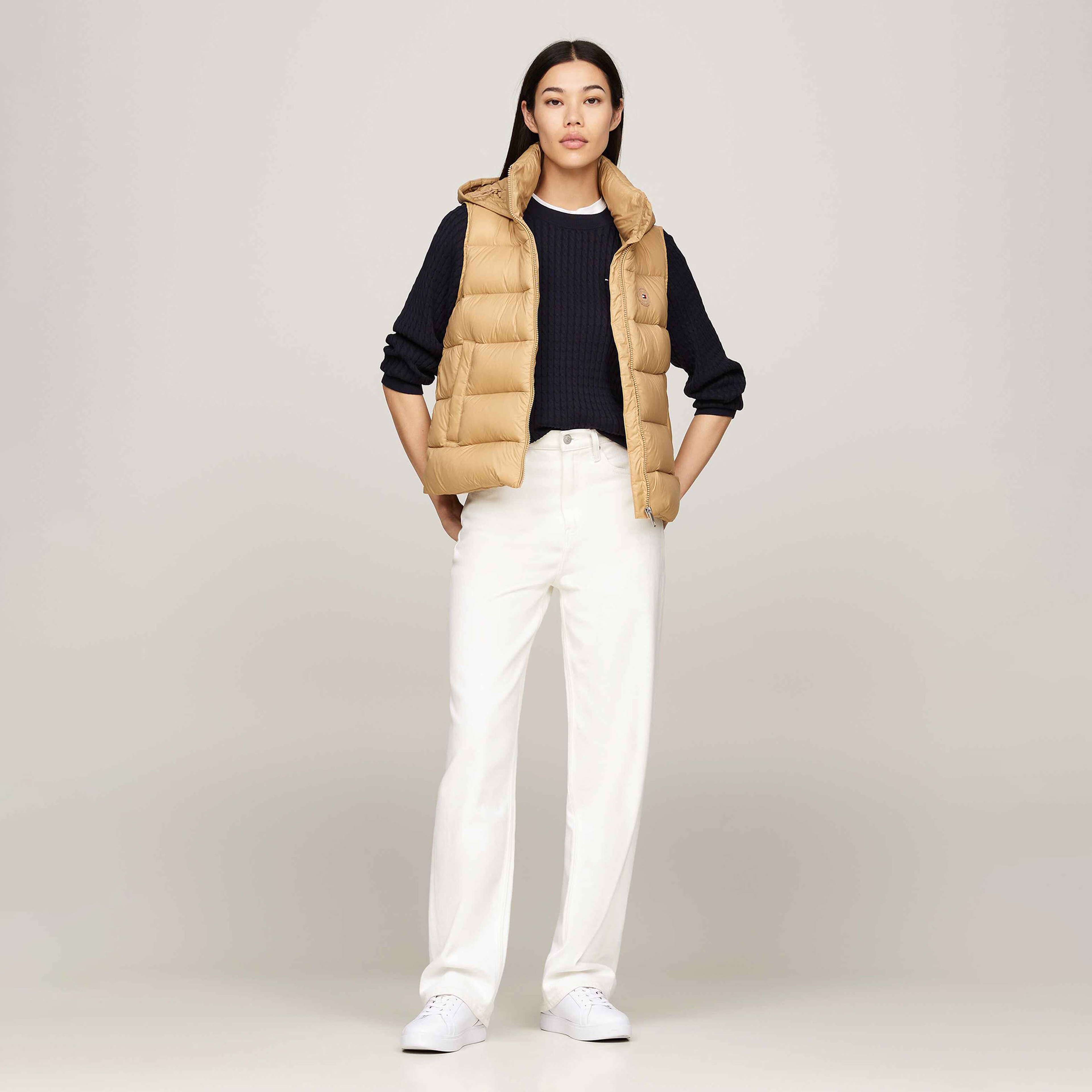 Tommy Hilfiger Kadın Haki Yelek