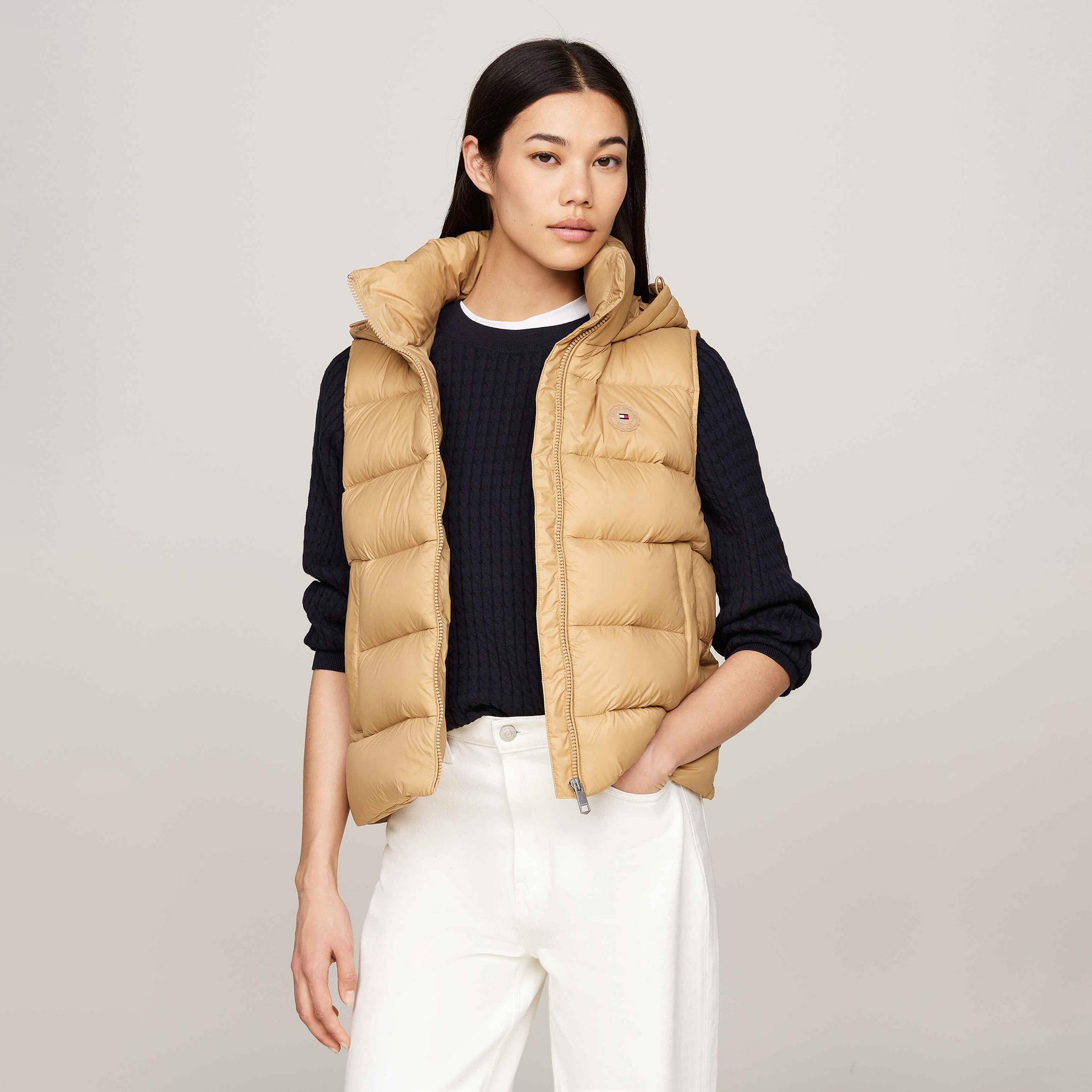 Tommy Hilfiger Kadın Haki Yelek