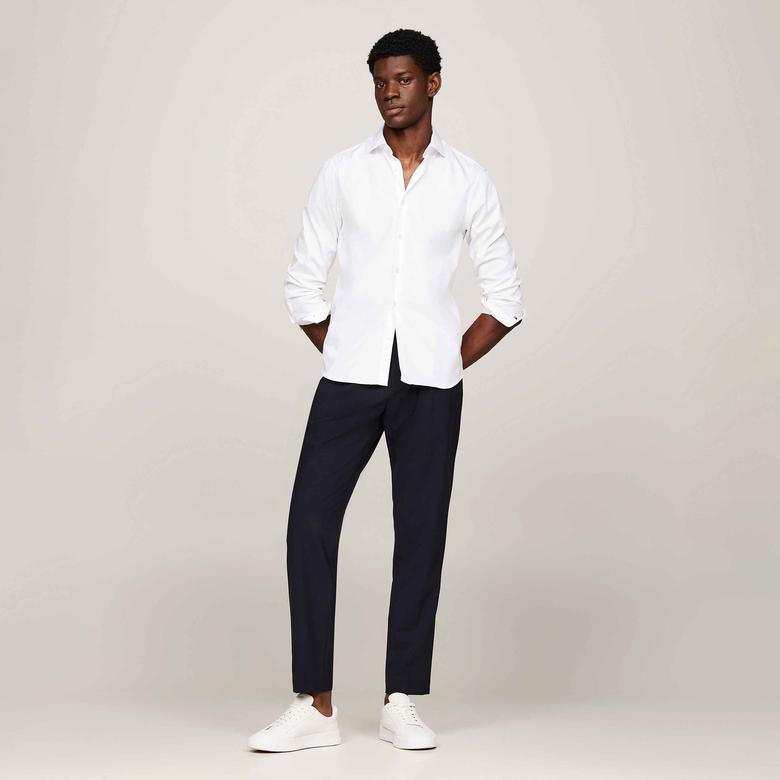 Tommy Hilfiger Erkek Beyaz Gömlek