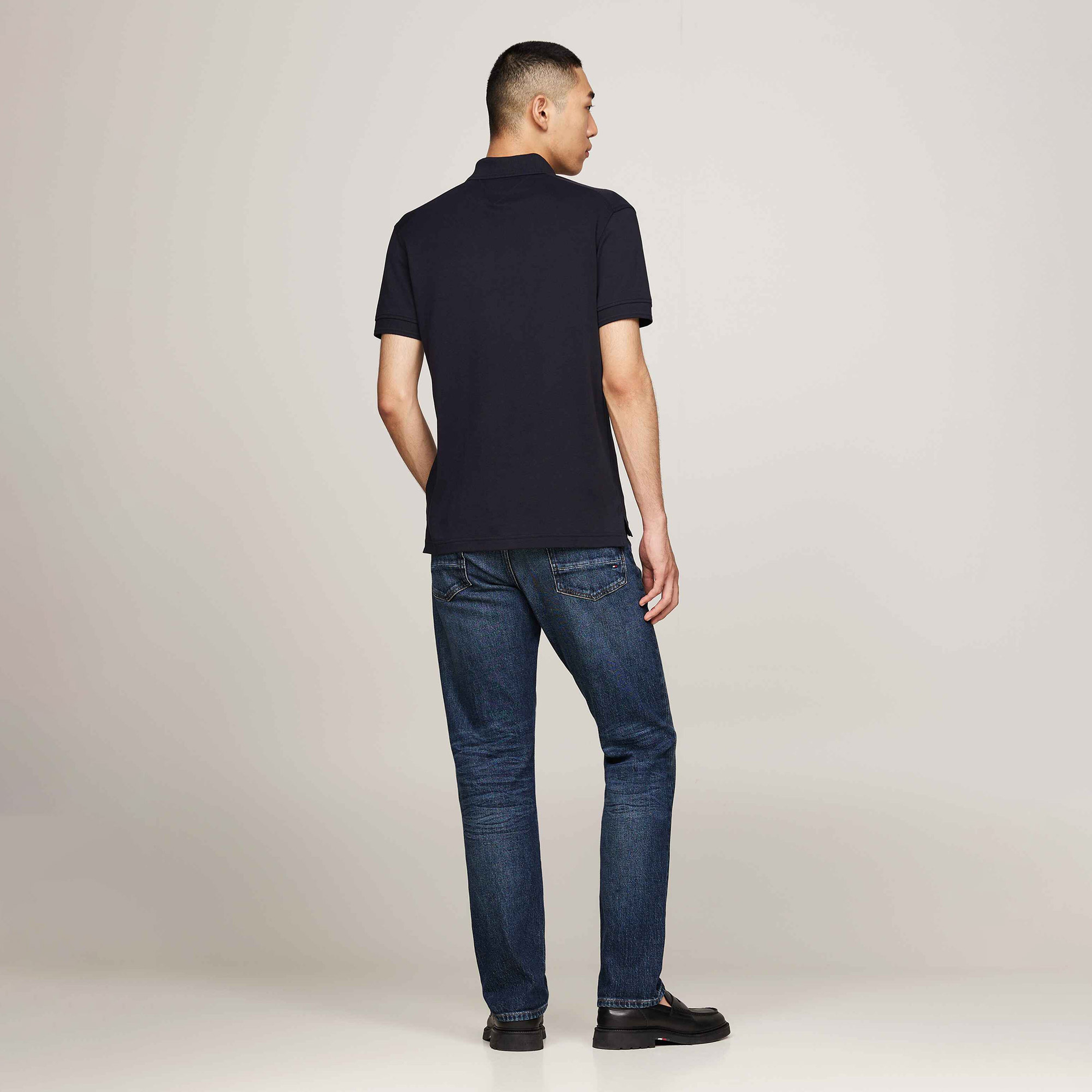 Tommy Hilfiger Erkek Mavi Polo