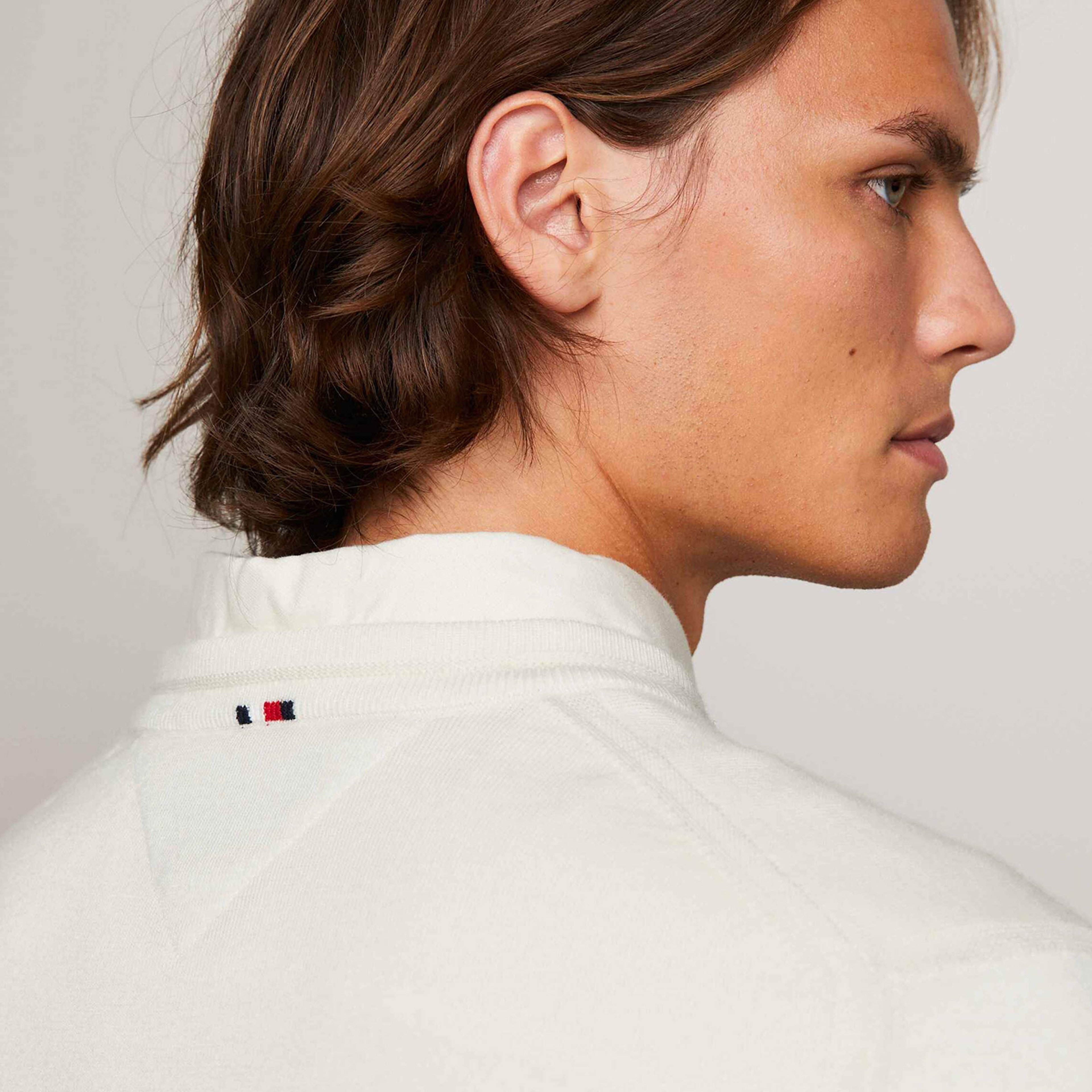 Tommy Hilfiger Erkek Beyaz Triko