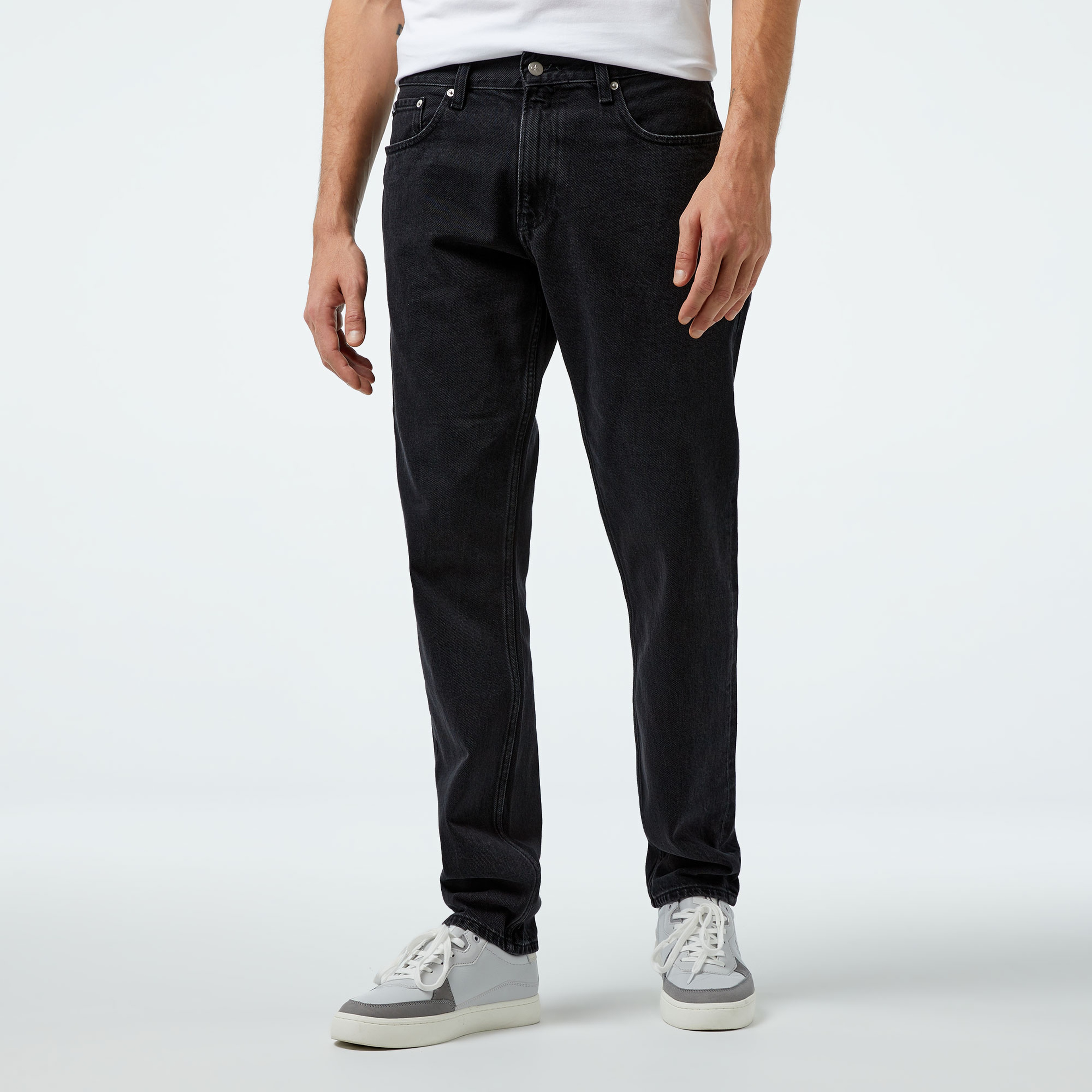 Calvin Klein Jeans Erkek Mavi Pantolon
