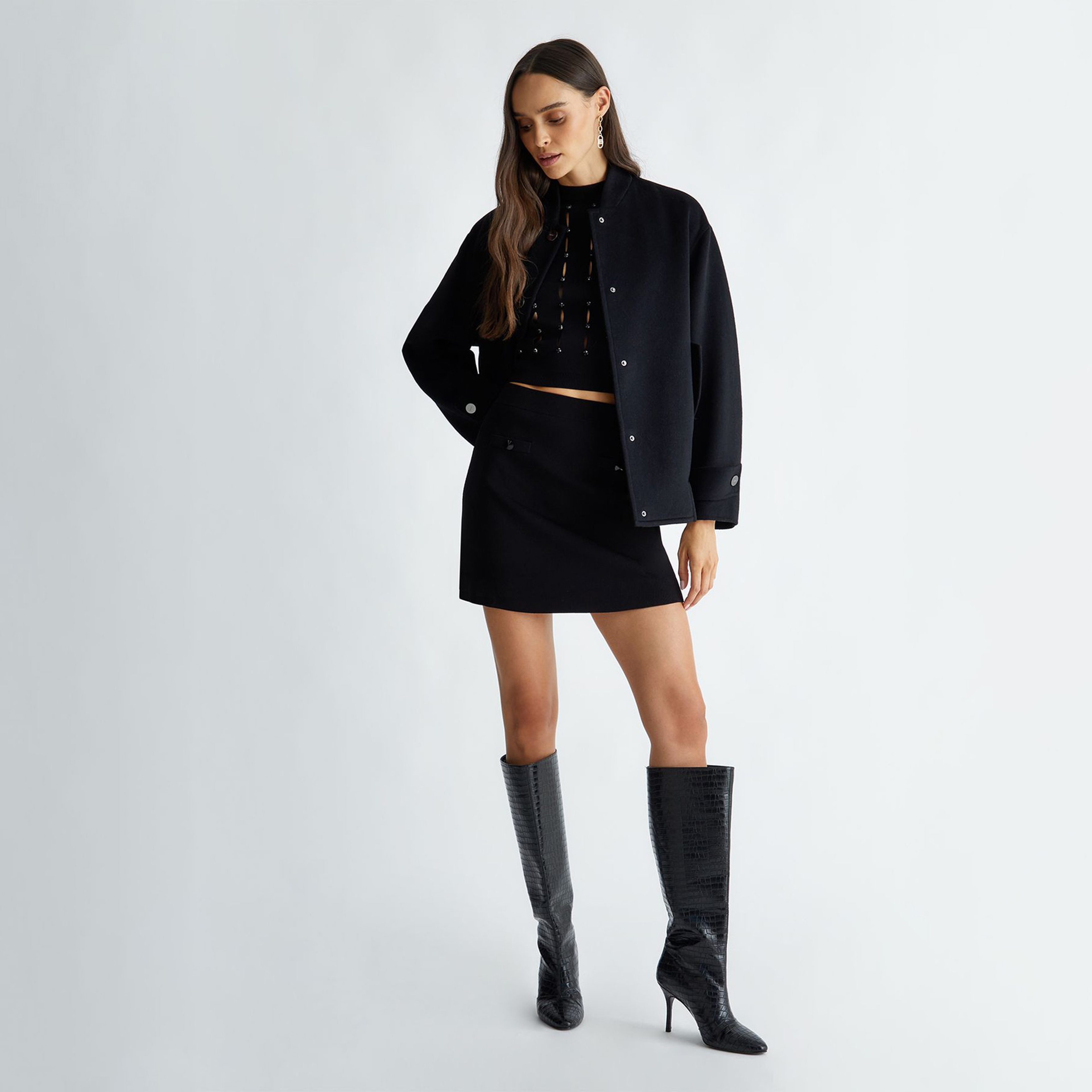 Liu Jo Kadın Siyah Kazak