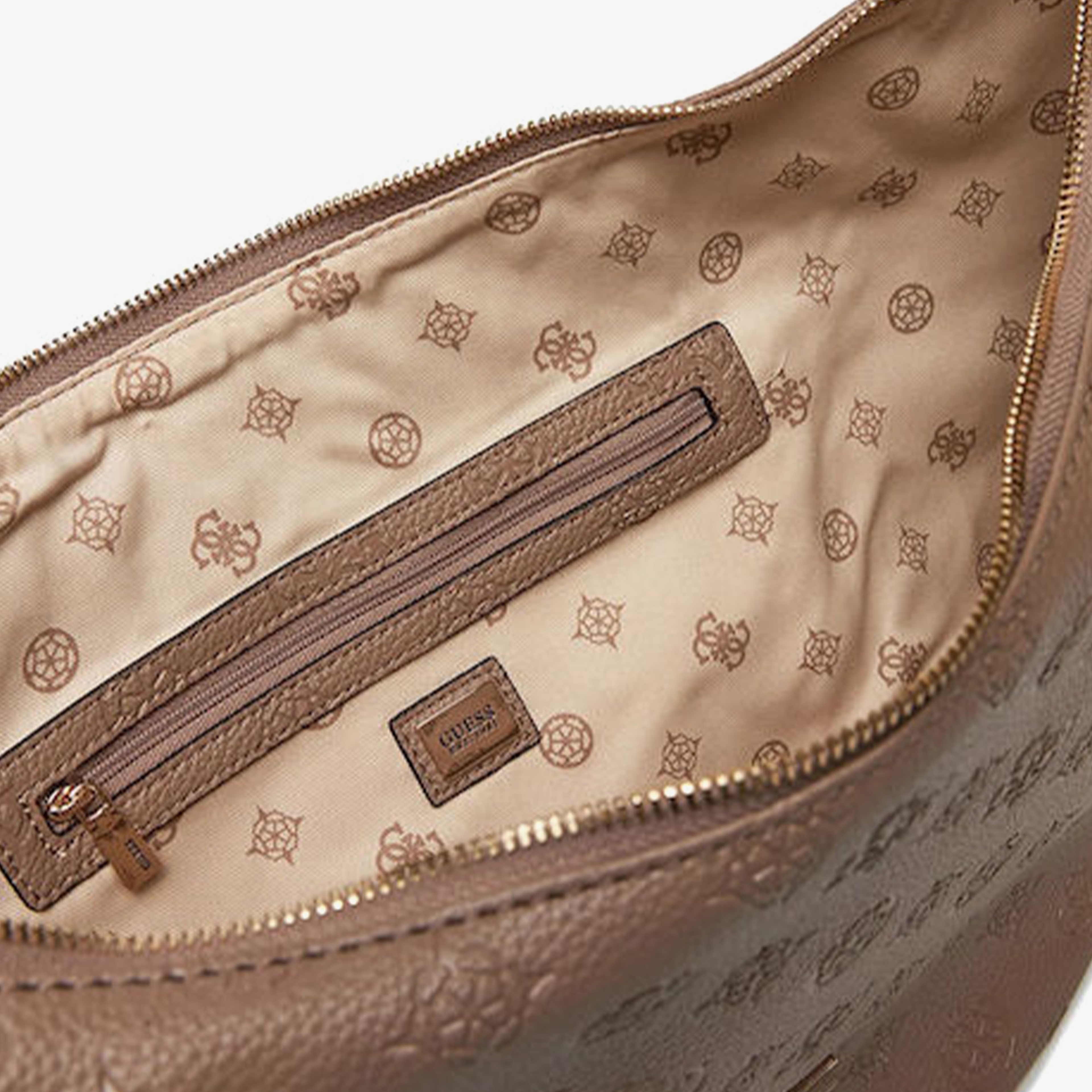 Guess Deesa Logovrtible Cresidia Large Hobo Kadın Kahverengi Omuz Çantası