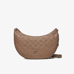 Guess Deesa Logovrtible Cresidia  Large Hobo Kadın Kahverengi Omuz Çantası