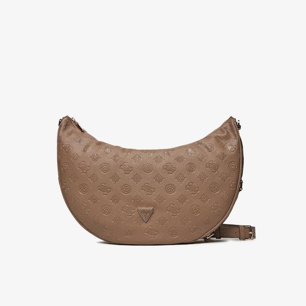 Guess Deesa Logovrtible Cresidia  Large Hobo Kadın Kahverengi Omuz Çantası
