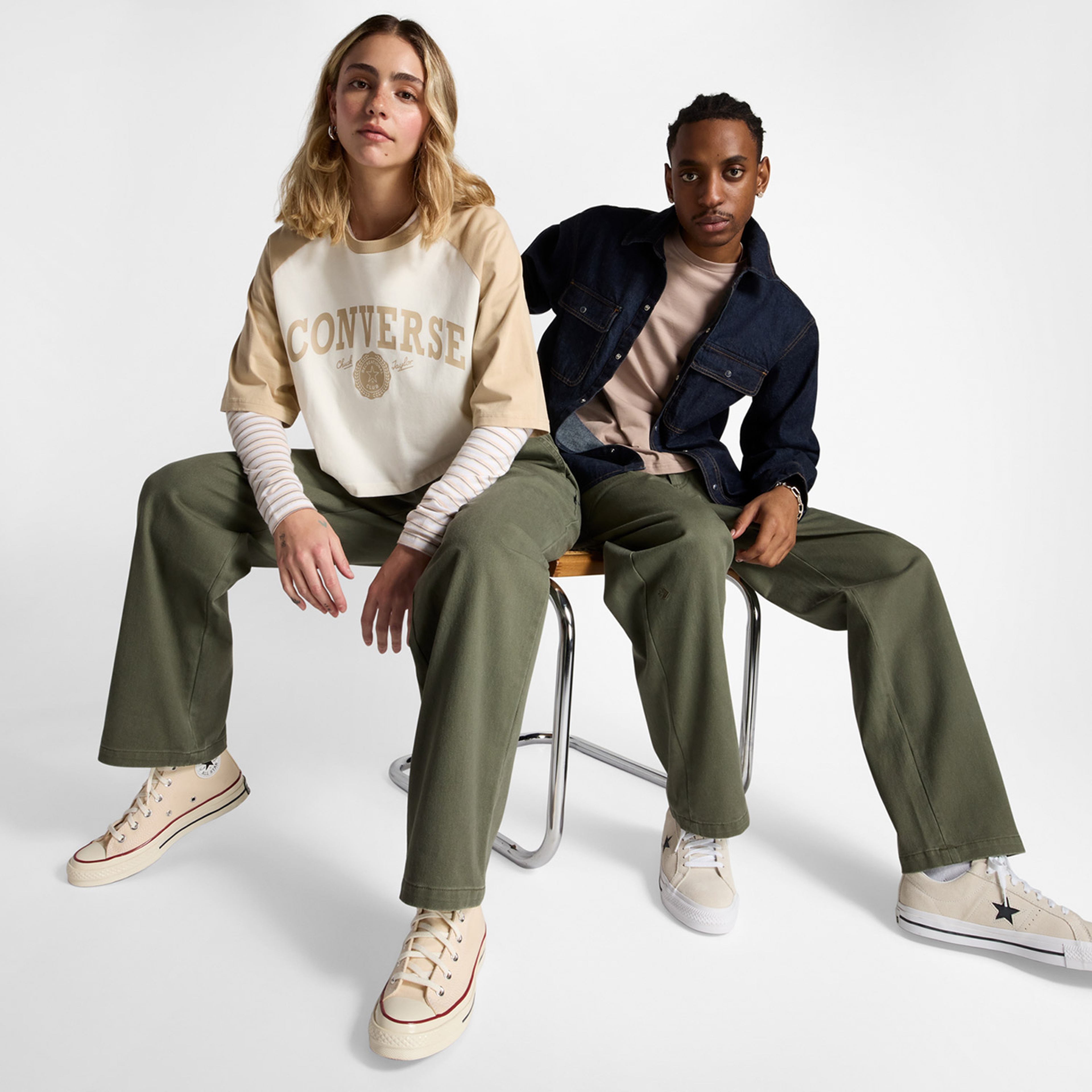 Converse Go-To Harbor Unisex Haki Pantolon