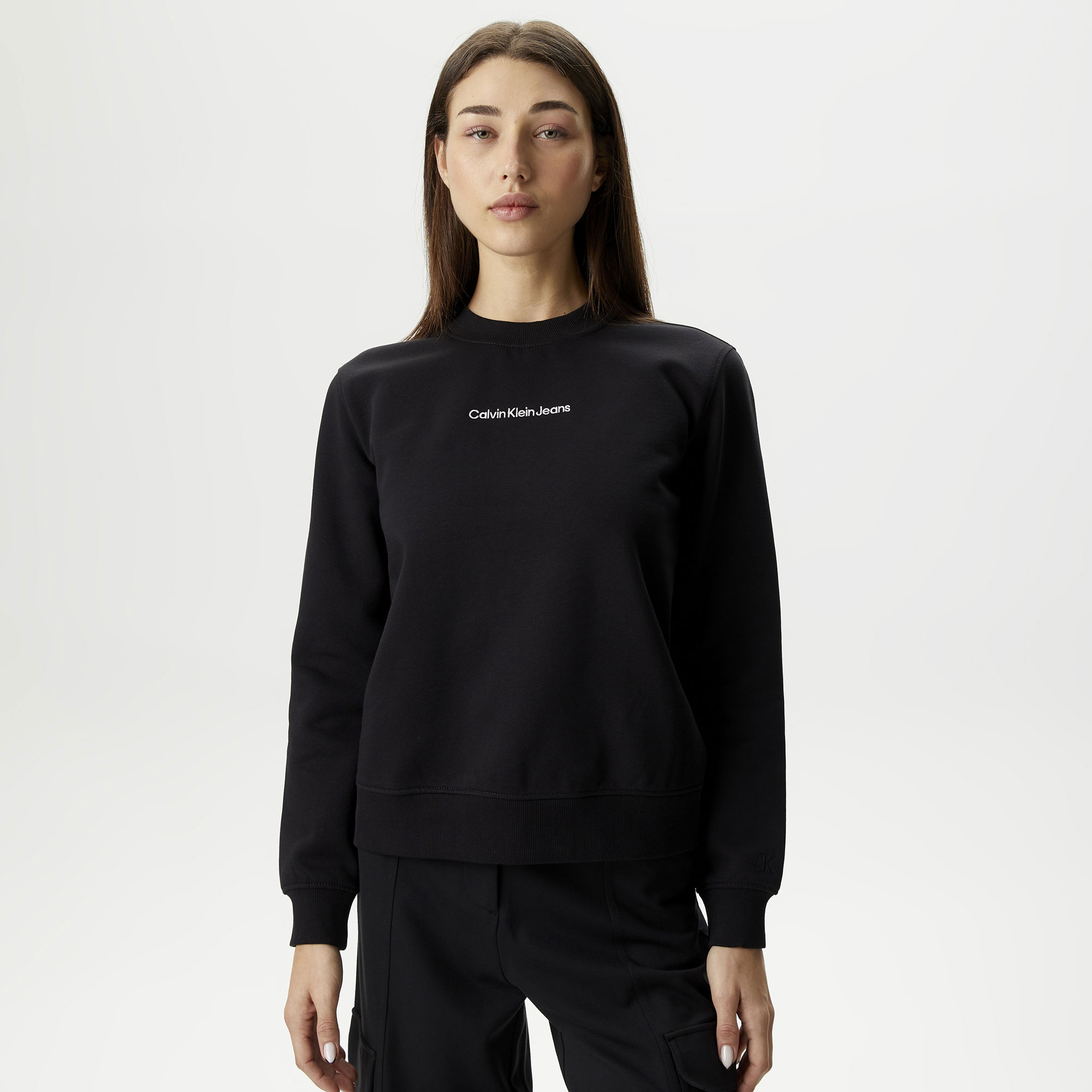 Calvin Klein Jeans Kadın Siyah Sweatshirt
