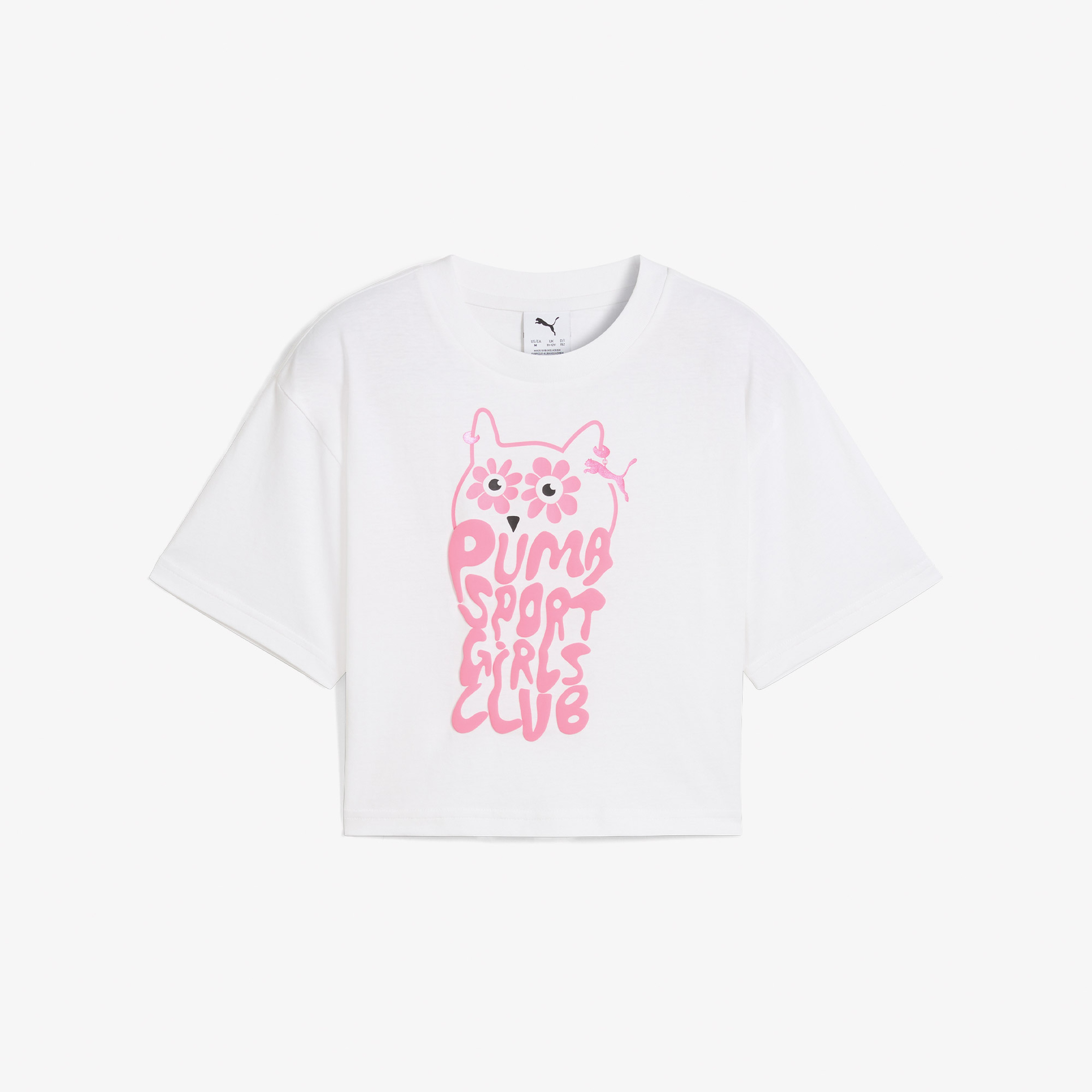 Puma Graphics Length Çocuk Beyaz T?Shirt