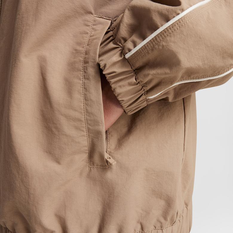 Converse Retro Windbreaker Erkek Kahverengi Ceket