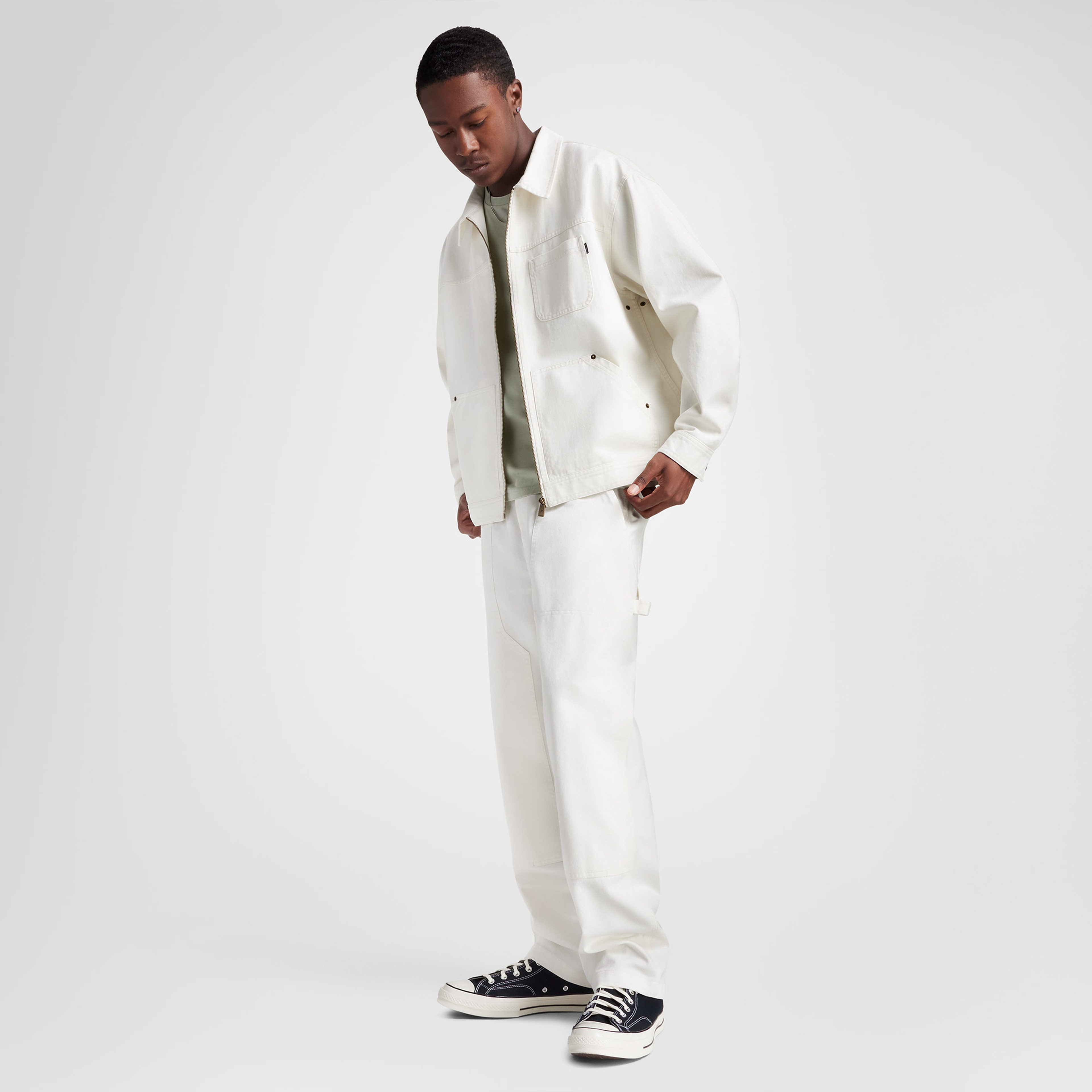 Converse Classic Erkek Krem Ceket