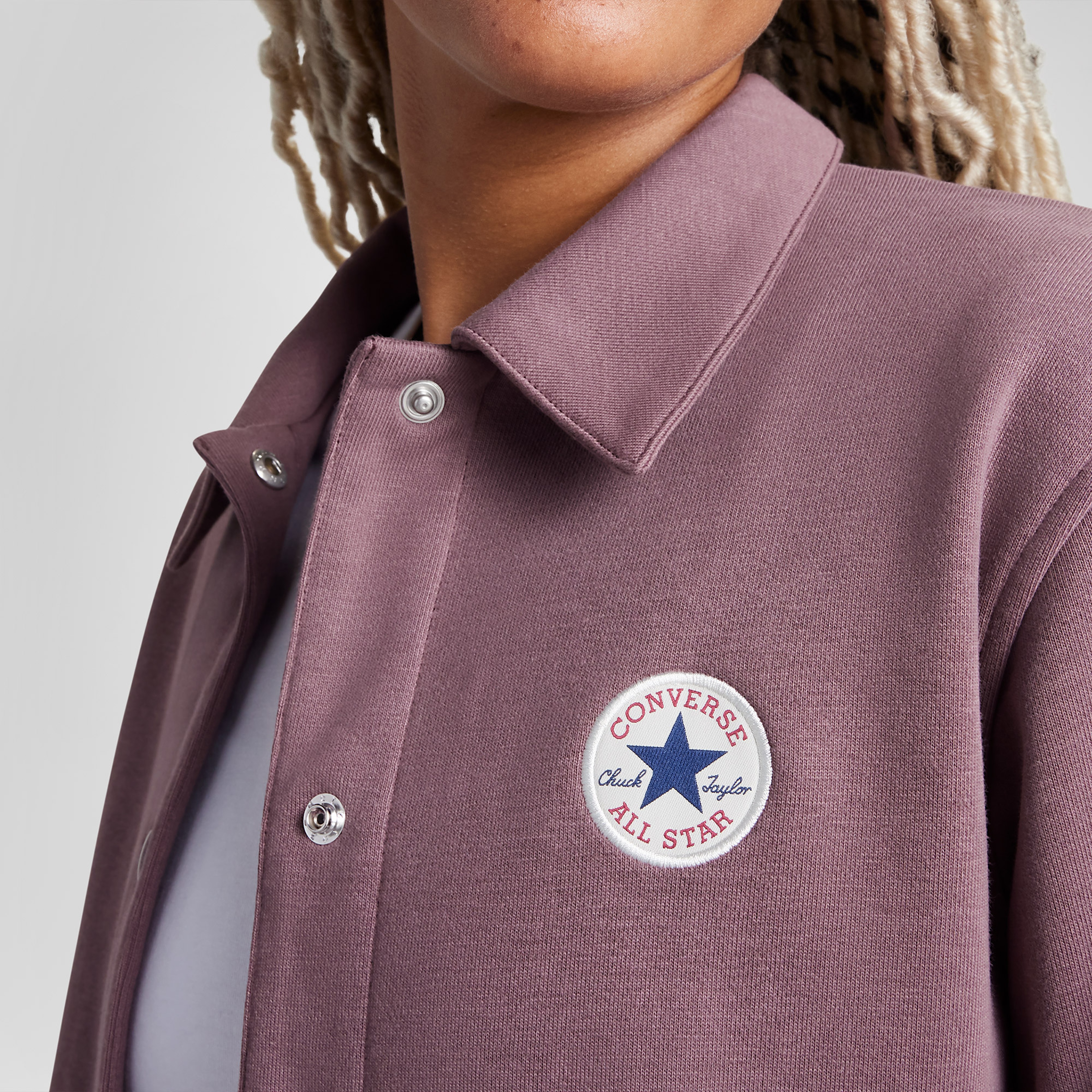 Converse Andover French Terry Kadın Bordo Ceket