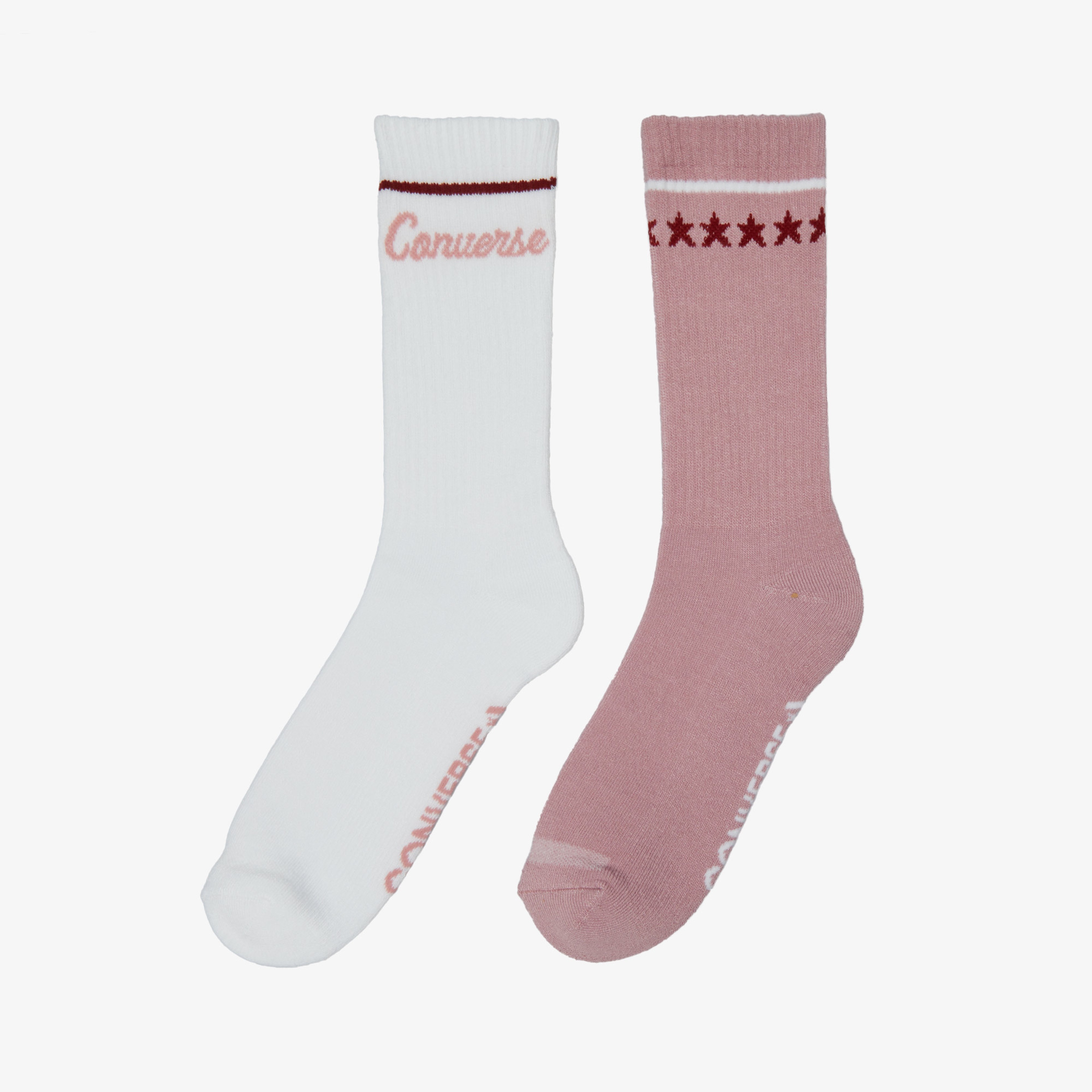 Converse Kadın 2'li Beyaz Çorap