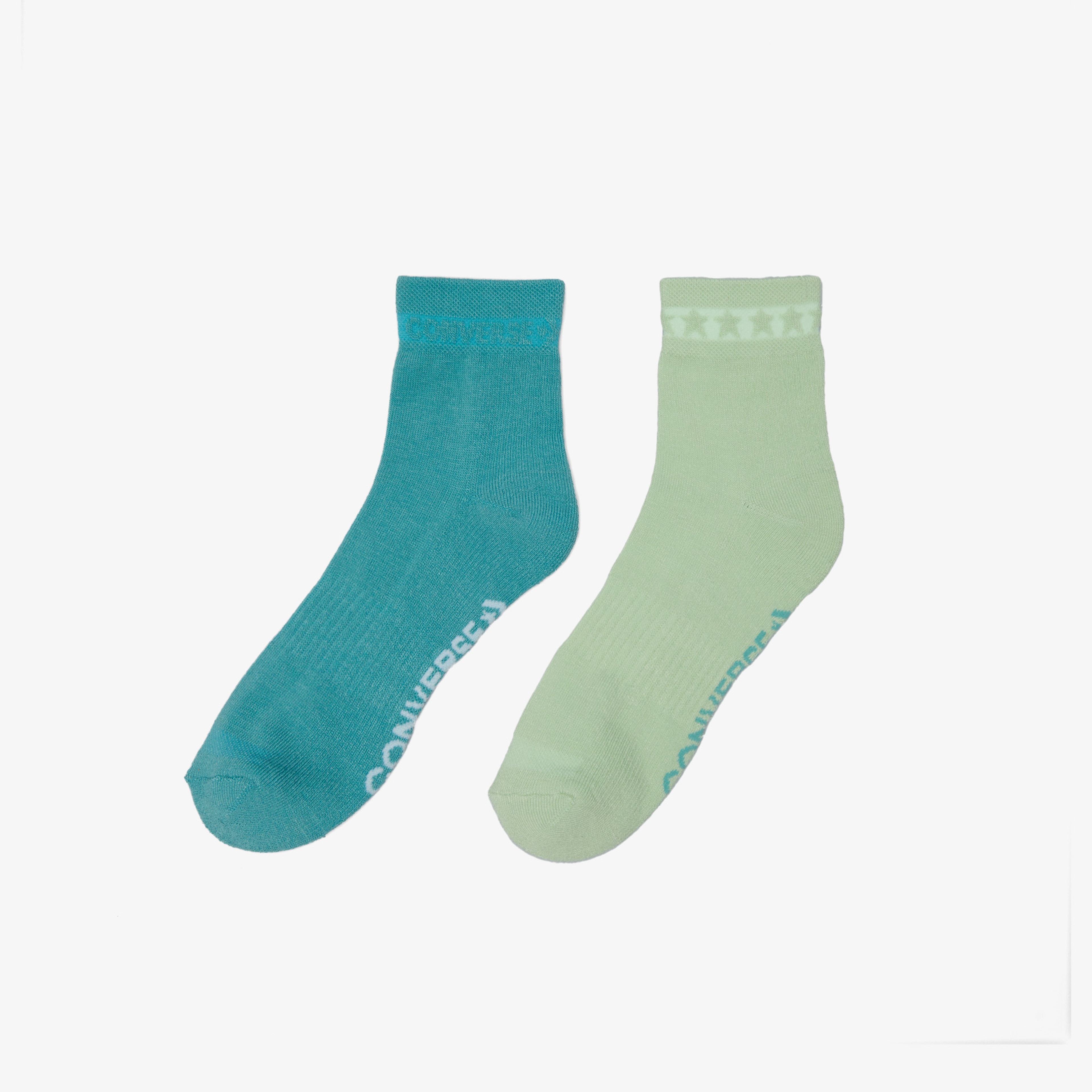 Converse Kadın 2'li Yeşil Çorap