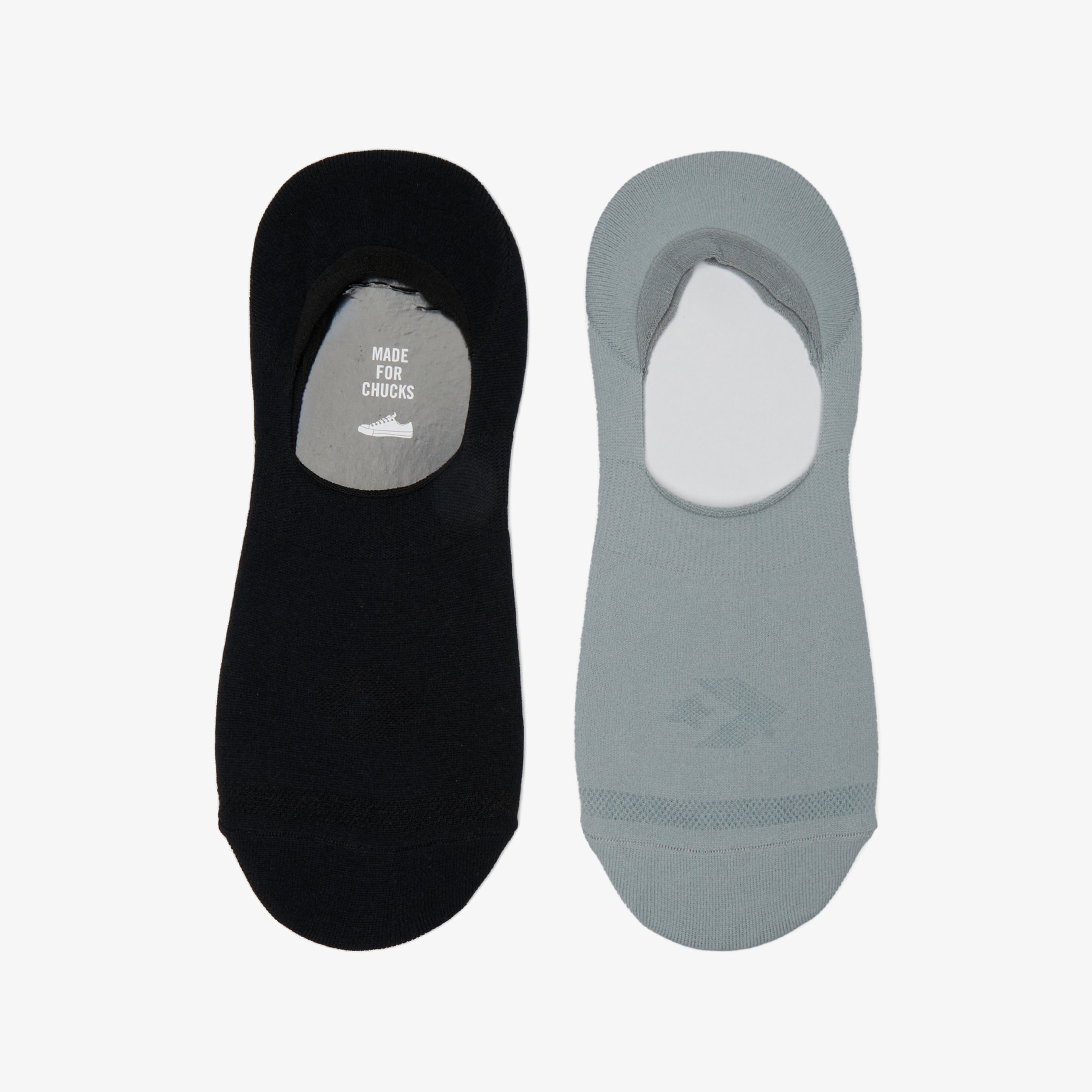 Converse Star Chevron Erkek 2'li Siyah/Gri Çorap