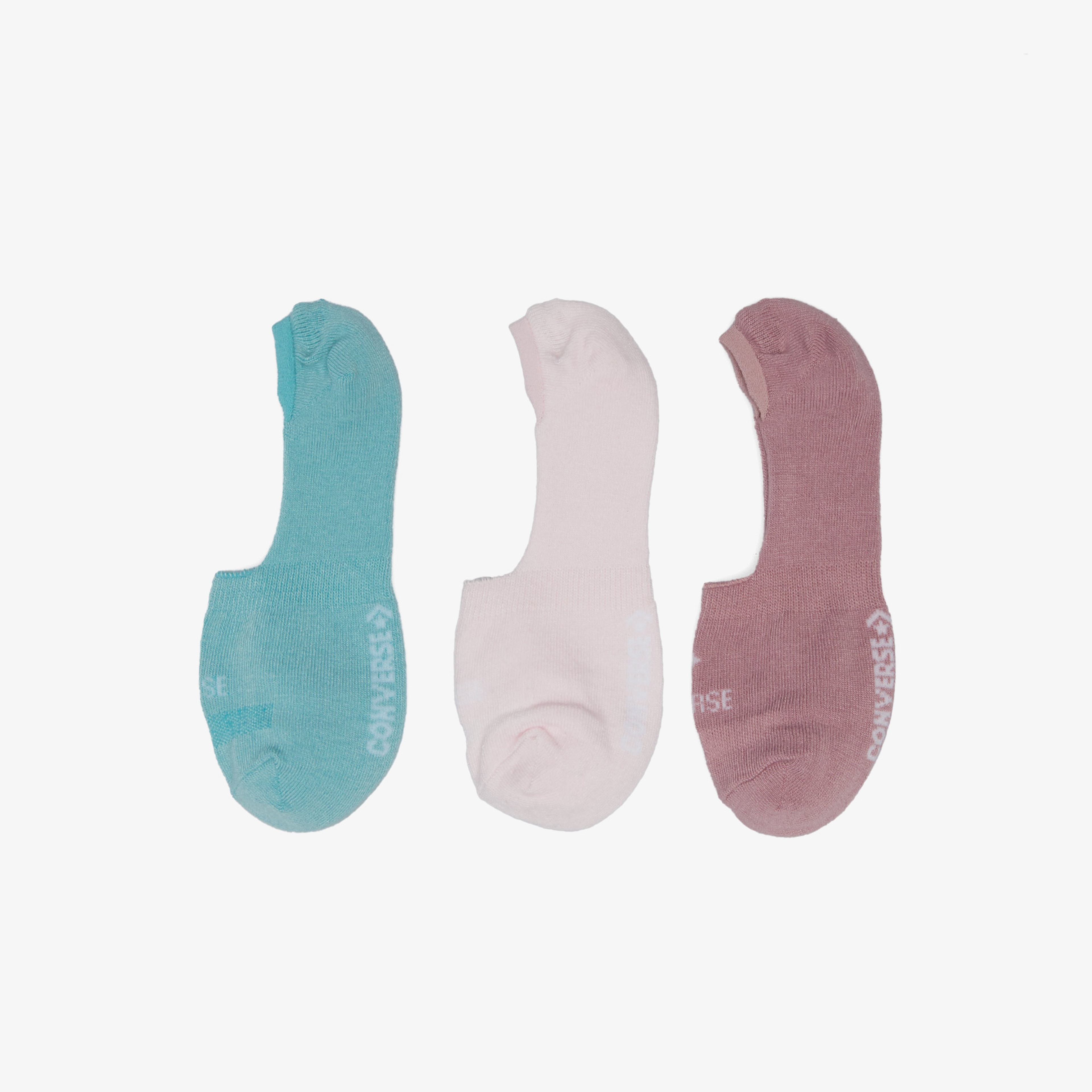 Converse Star Chevron Kadın 3'lü Pembe Çorap