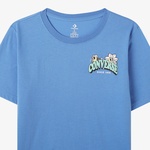 Converse Trail Mix Flower Çocuk Mavi T-Shirt