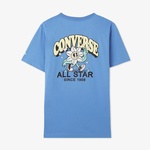 Converse Trail Mix Flower Çocuk Mavi T-Shirt