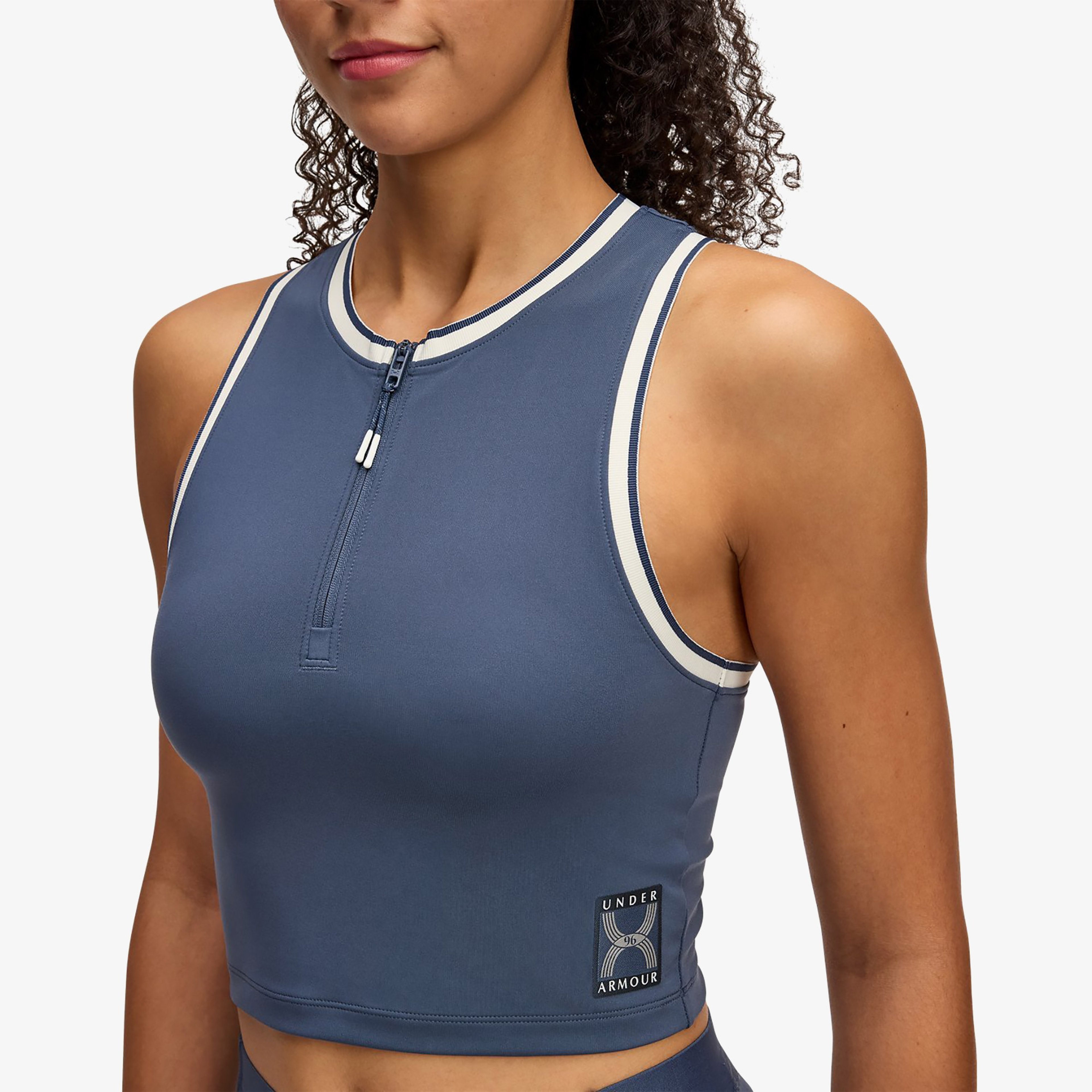 Under Armour Run 96 Tank Kadın Mavi Atlet