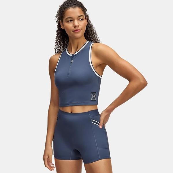 Under Armour Run 96 Tank Kadın Mavi Atlet