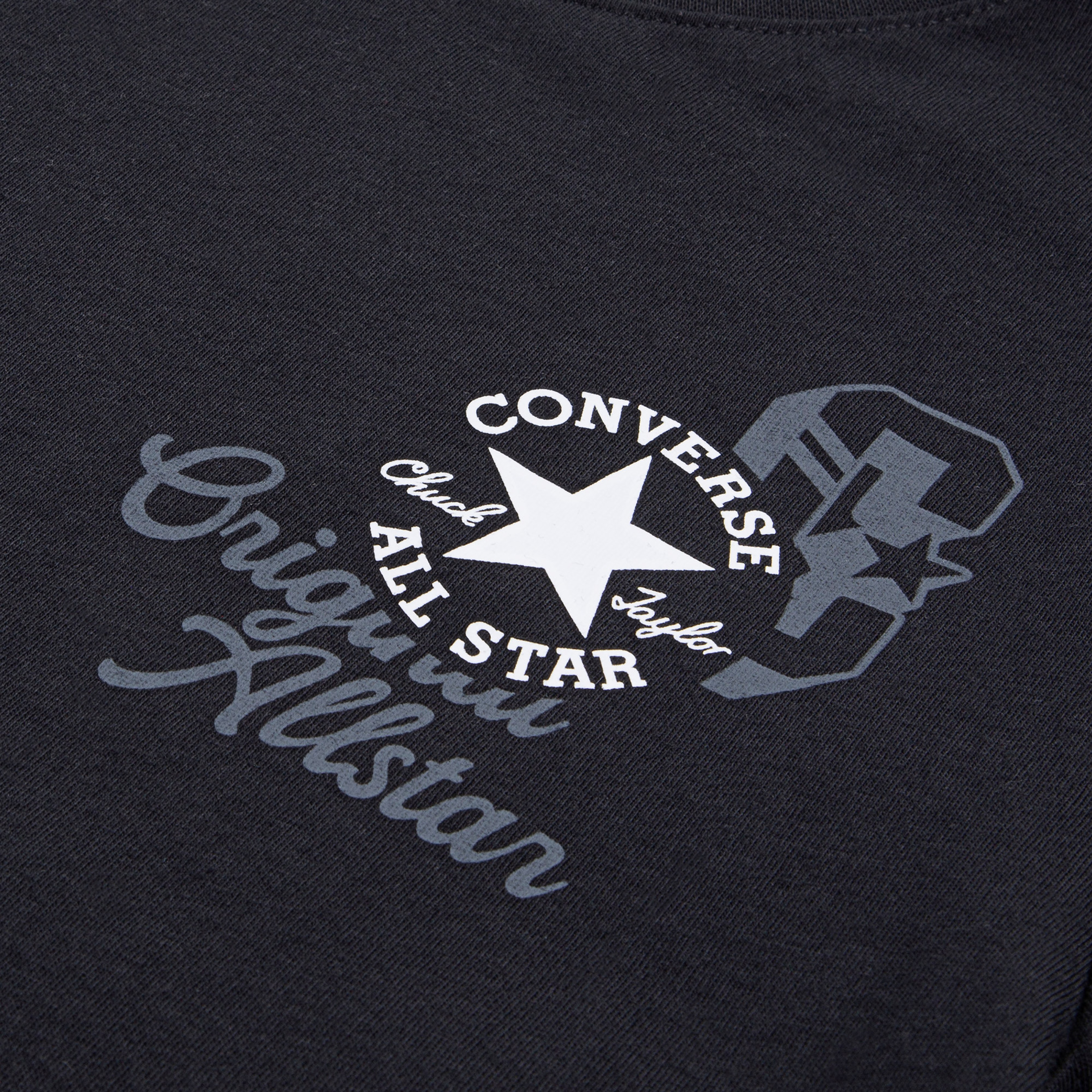 Converse Çocuk Siyah T shirt