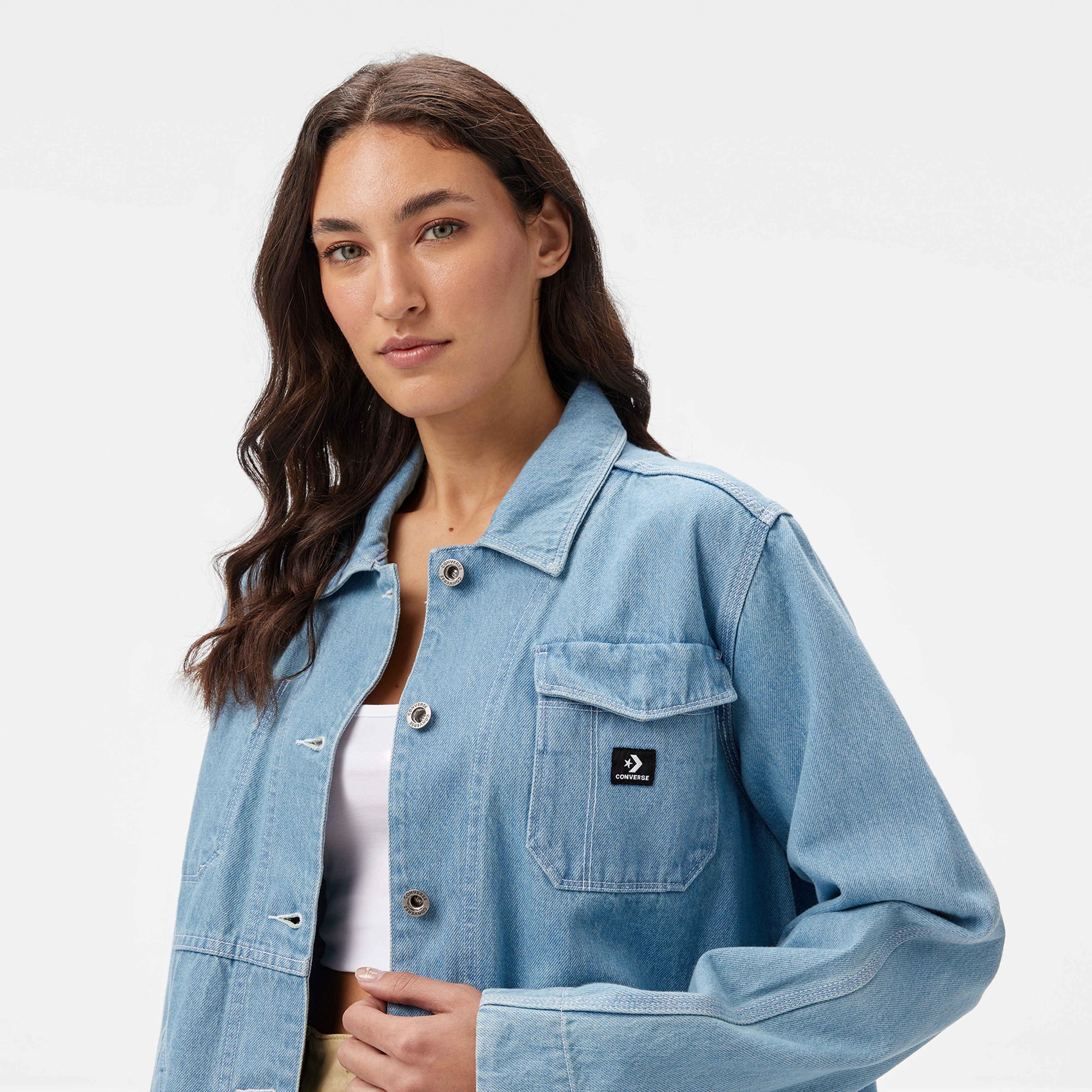 Converse Denim Chore Kadın Mavi Ceket