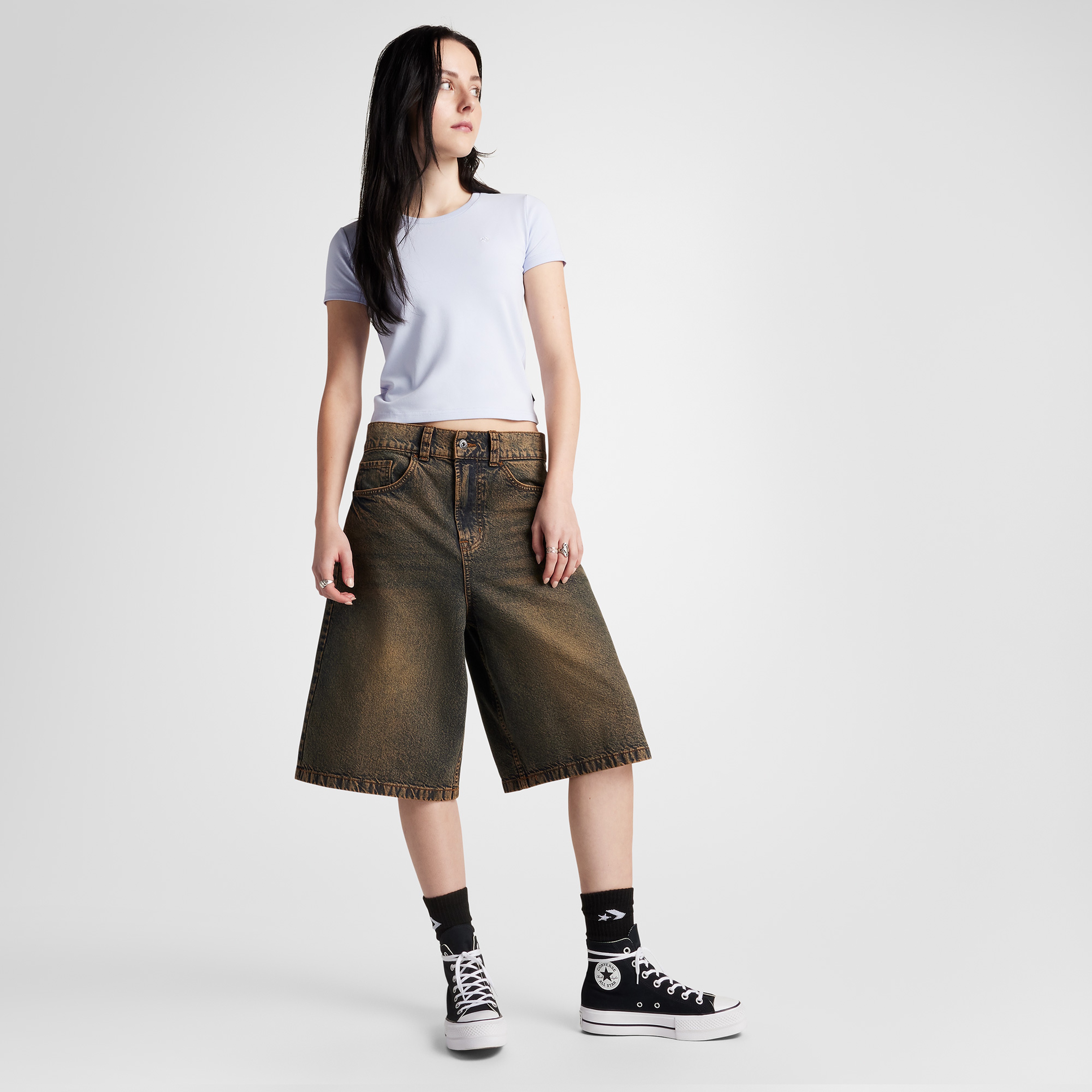 Converse Kadın Lila T-Shirt