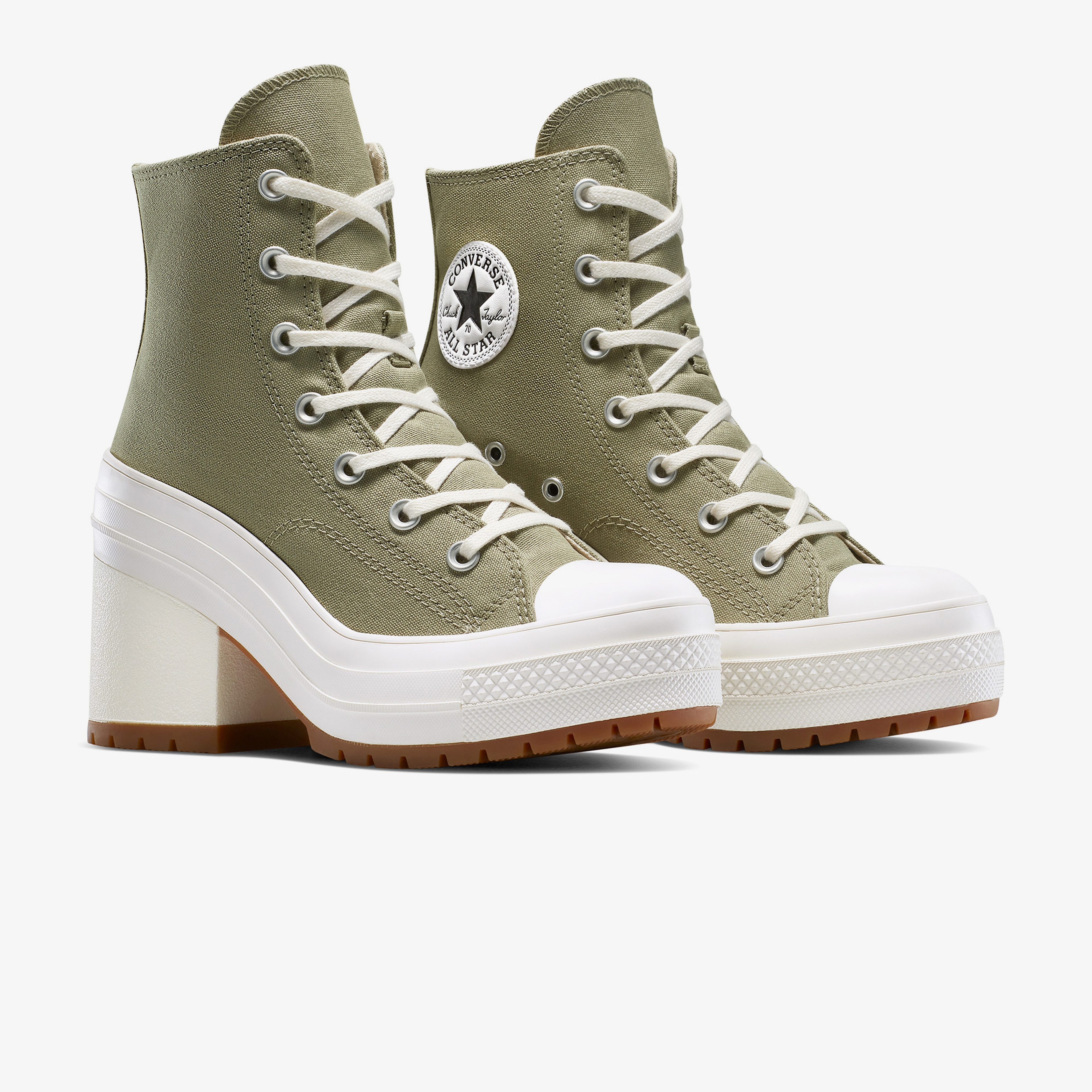 Converse Chuck 70 De Luxe Platform Kadın Haki Sneaker
