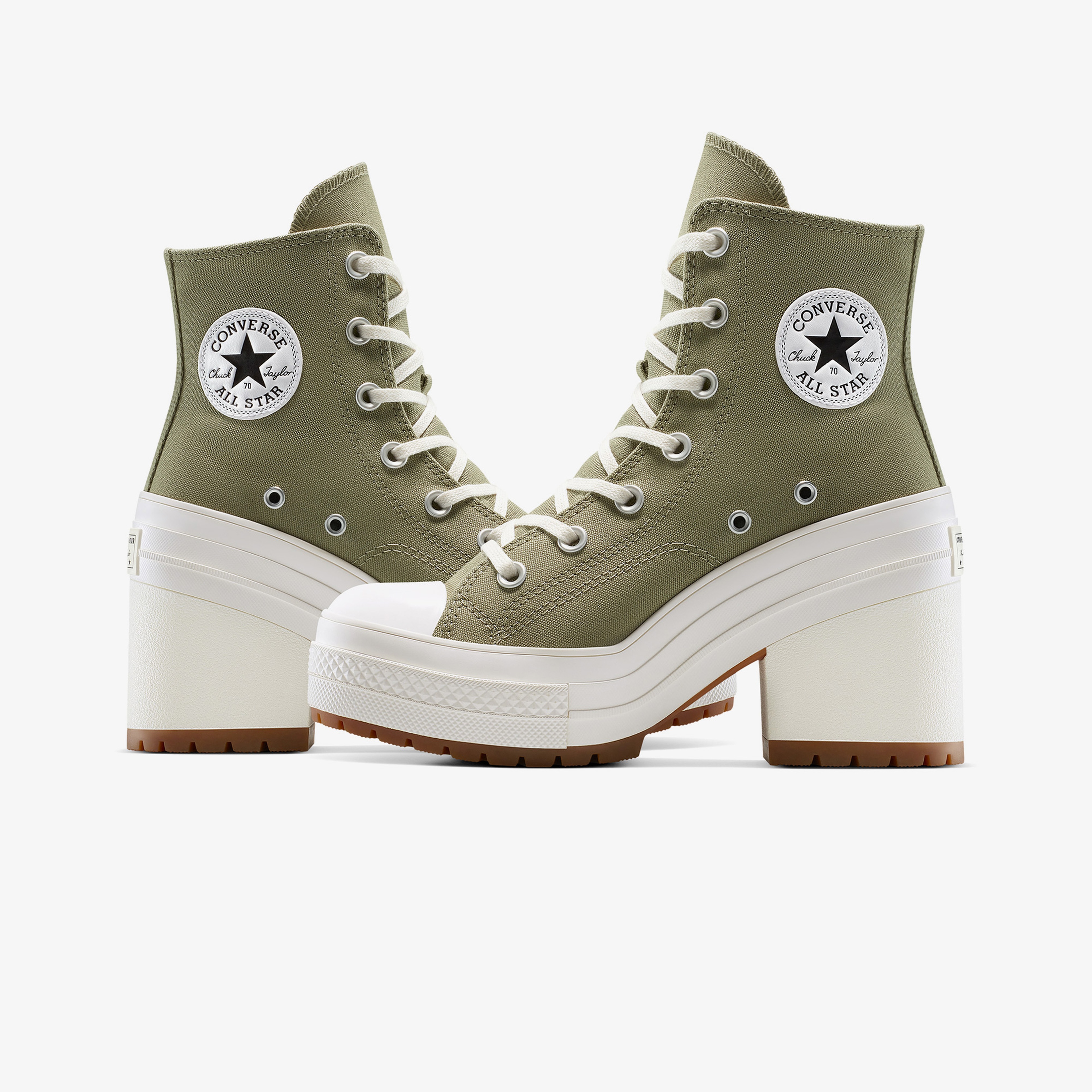 Converse Chuck 70 De Luxe Platform Kadın Haki Sneaker
