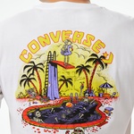 Converse Skeleton Party Erkek Beyaz T-Shirt