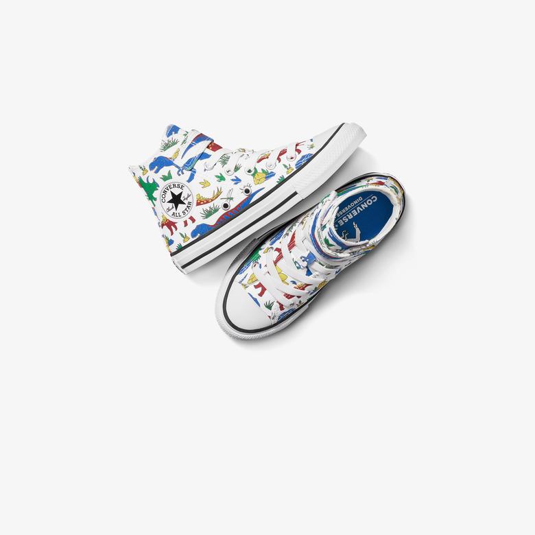 Converse Chuck Taylor All Star Dino Party Easy On Çocuk Beyaz Sneaker