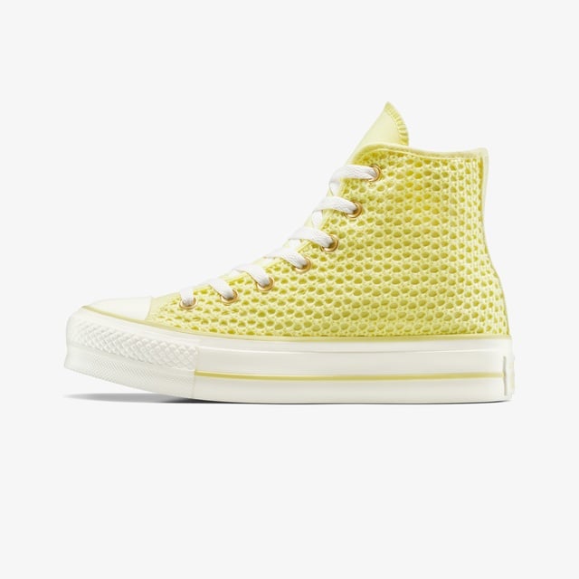 Converse Chuck Taylor All Star Knit Kadın Sarı Sneaker - Görsel 5
