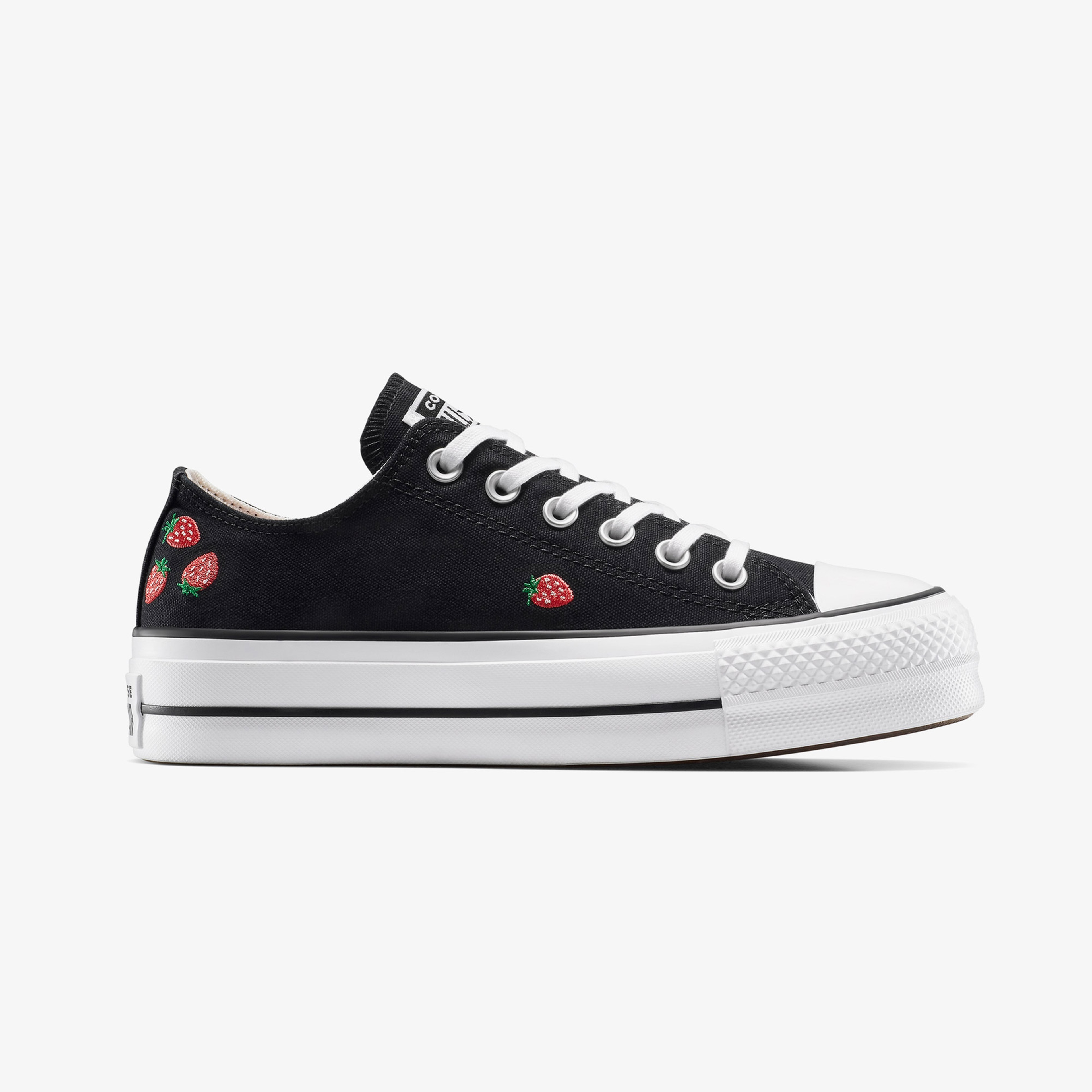 Converse Chuck Taylor All Star Lift Strawberries Unisex Siyah Sneaker