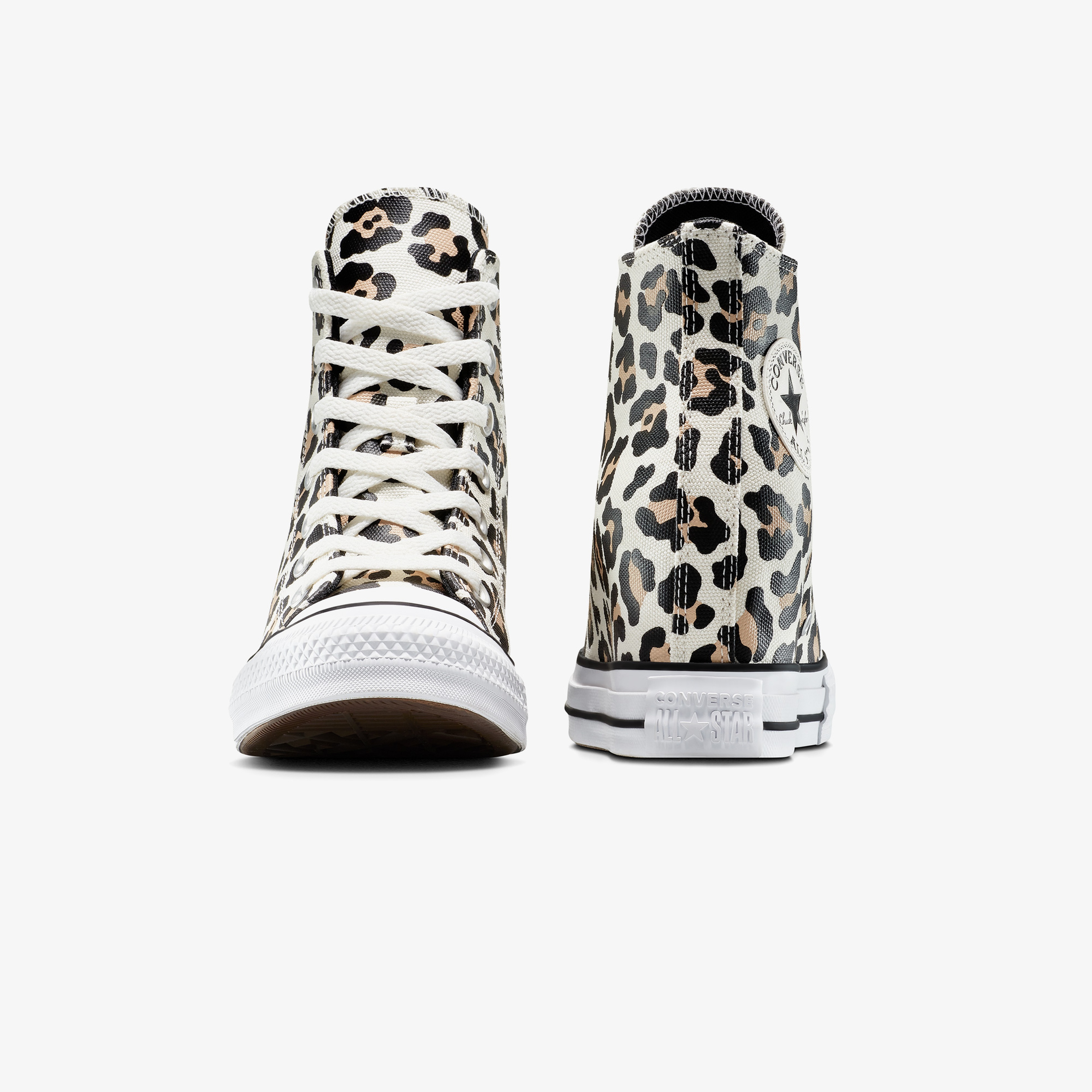 Converse Chuck Taylor All Star Platform Wedge Kadın Krem Sneaker