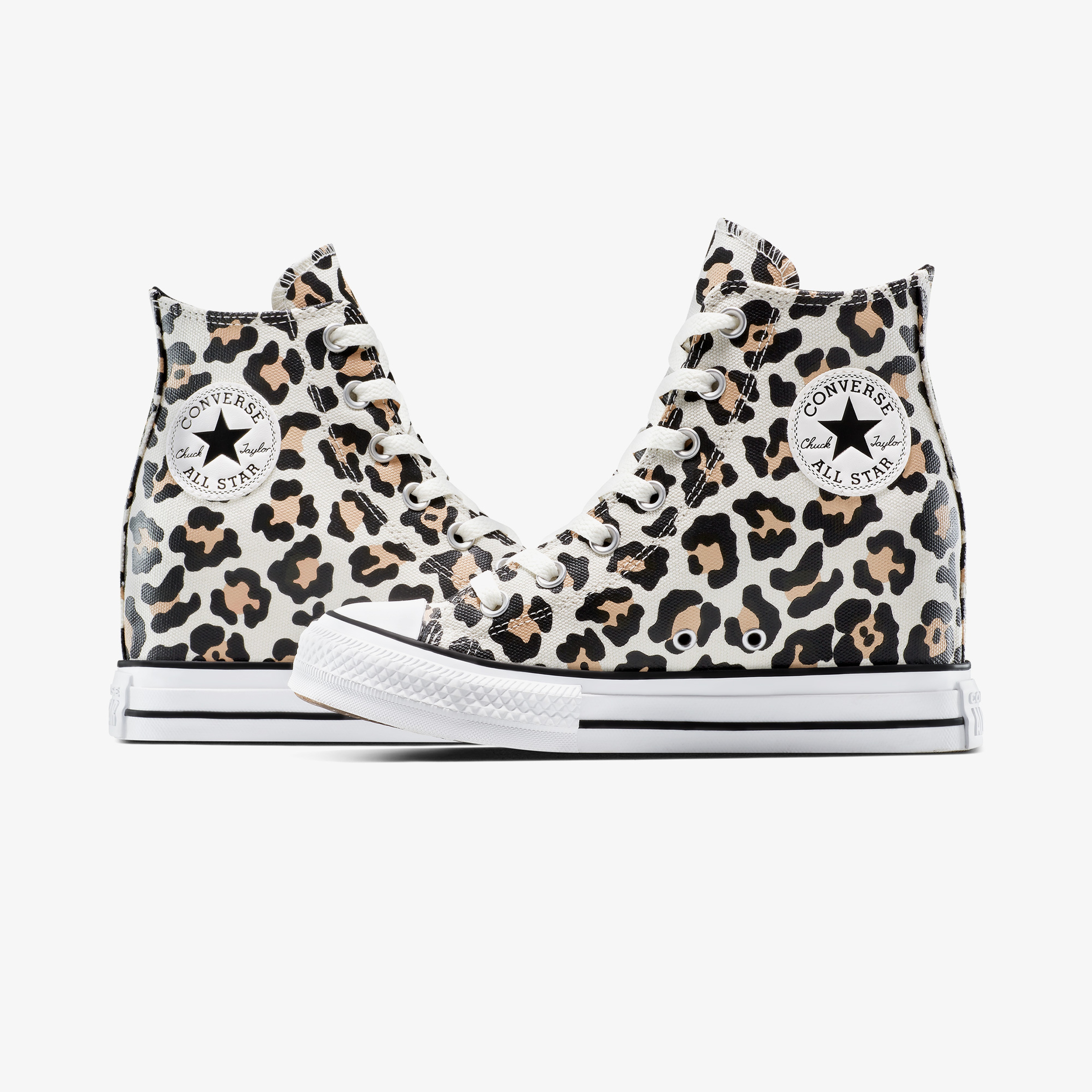 Converse Chuck Taylor All Star Platform Wedge Kadın Krem Sneaker