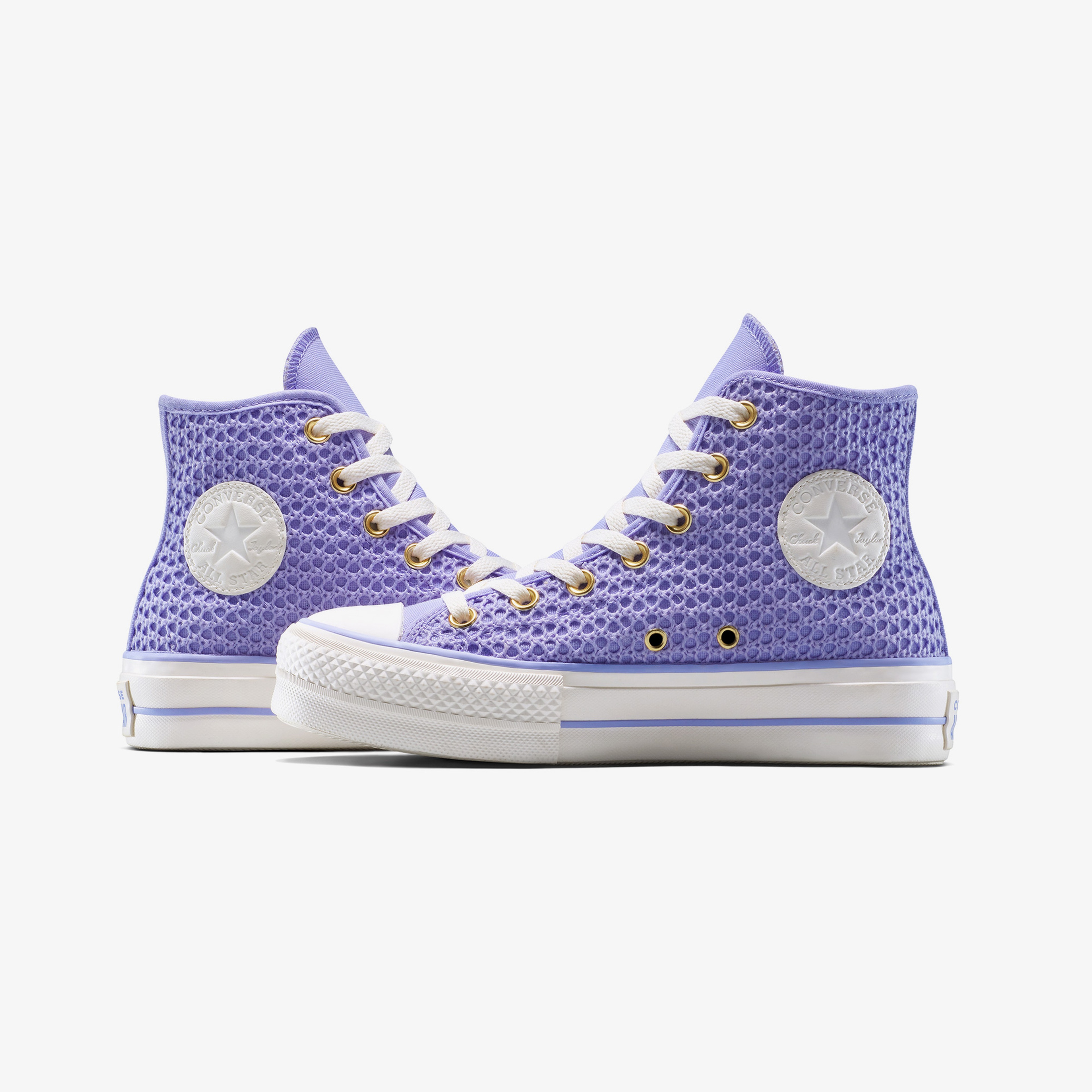Converse Chuck Taylor All Star Knit Kadın Mor Sneaker
