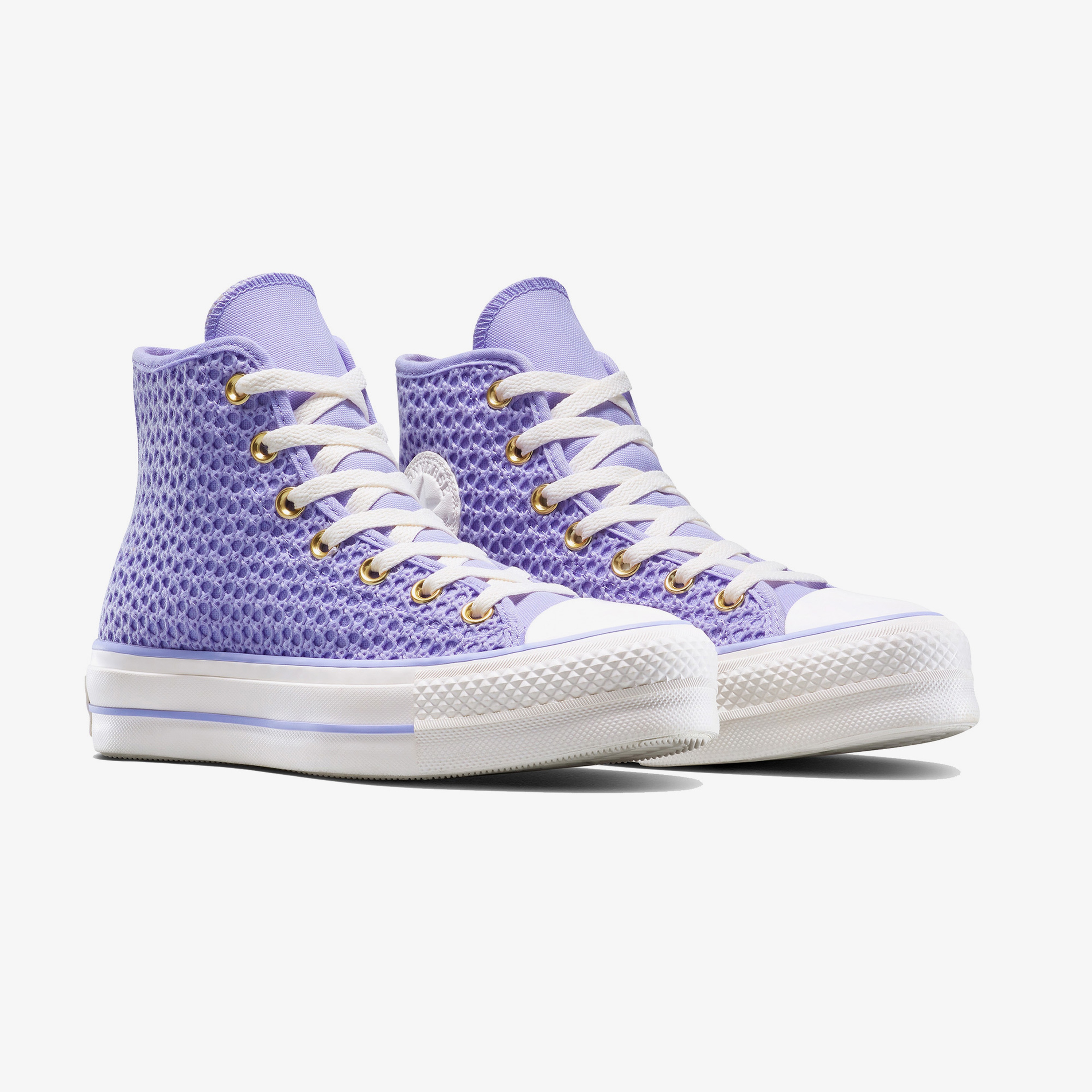 Converse Chuck Taylor All Star Knit Kadın Mor Sneaker