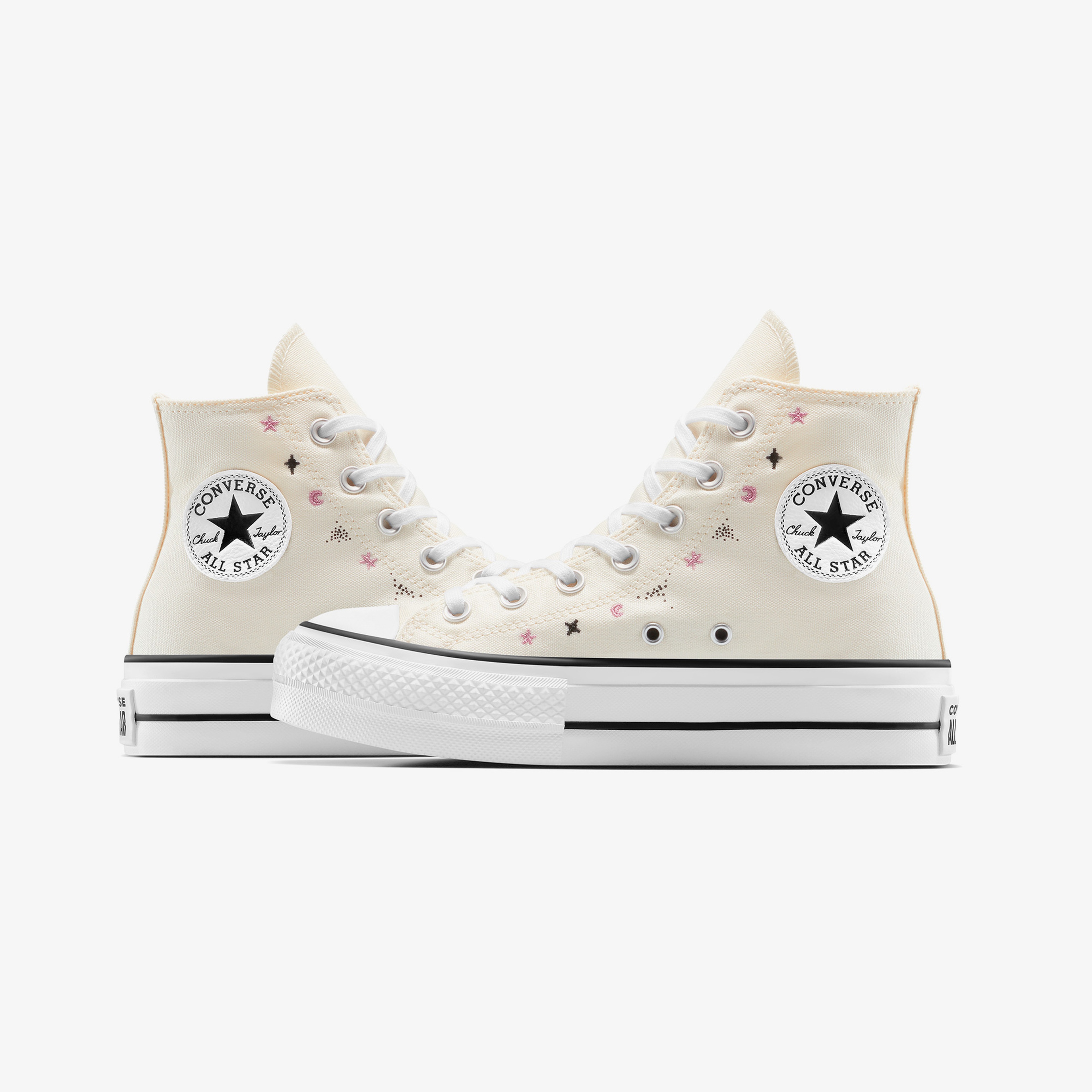 Converse Chuck Taylor All Star Lift Platform Celestial Kadın Krem Sneaker
